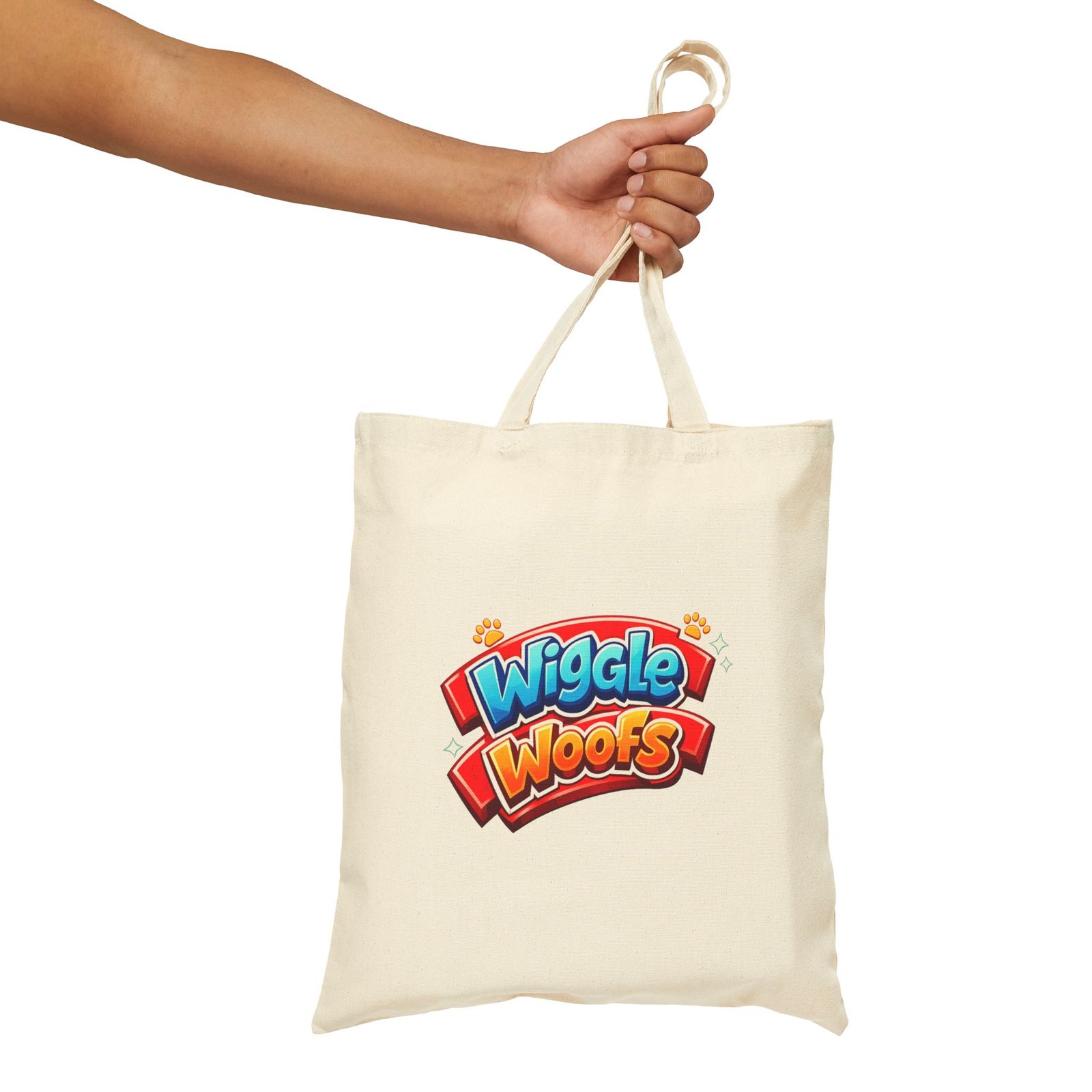 Reese Wiggle Woofs™ Cotton Canvas Tote Bag - Image 9