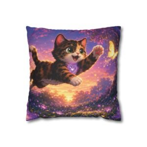 reese-wiggle-woofs-spun-polyester-square-pillowcase