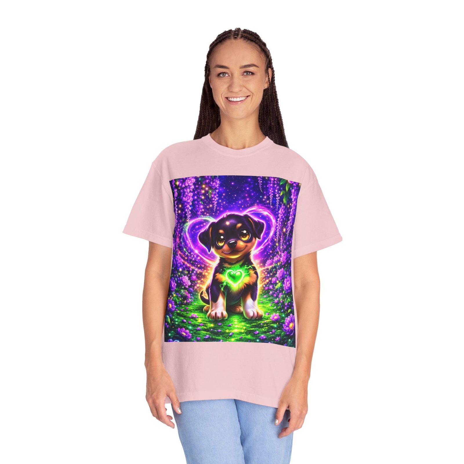 Zeus Wiggle Woofs™ Magical Heartlight Adult T-Shirt - Image 19