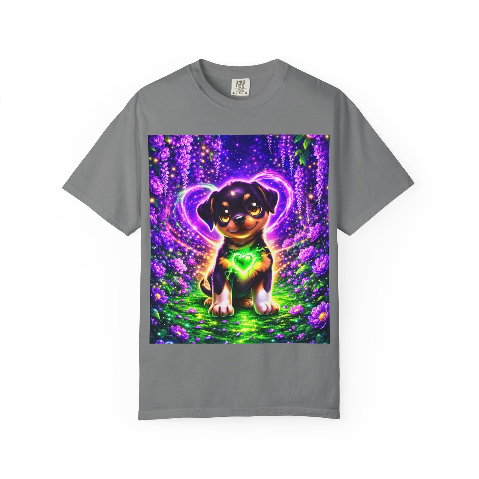 Zeus Wiggle Woofs™ Magical Heartlight Adult T-Shirt - Image 9