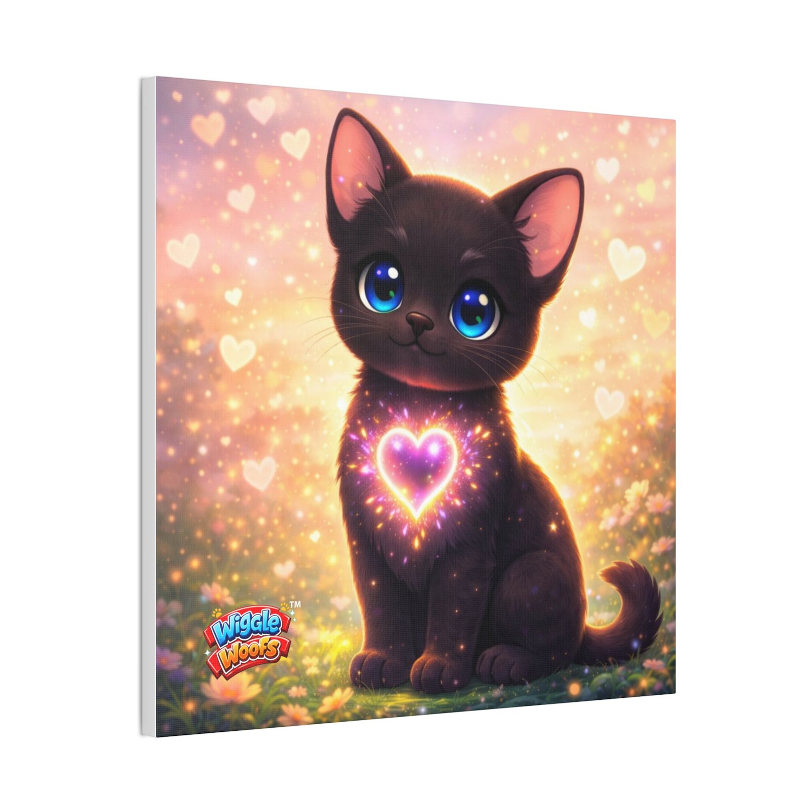 Midnight Wiggle Woofs™ Stretched Canvas - Image 14