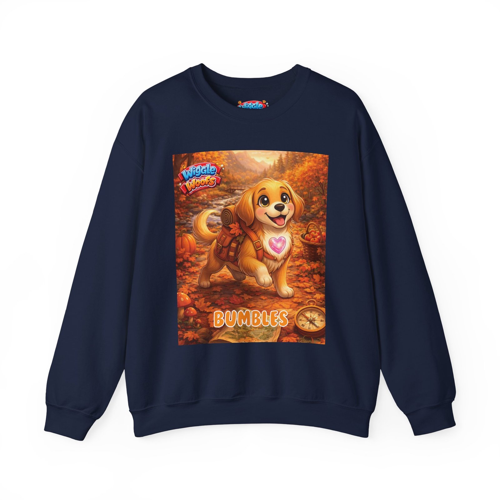 'Bumbles' Wiggle Woofs™ Unisex Heavy Blend™ Crewneck Sweatshirt - Image 14
