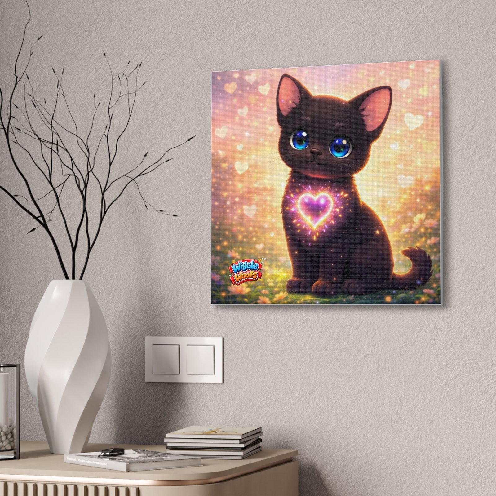 Midnight Wiggle Woofs™ Stretched Canvas - Image 16