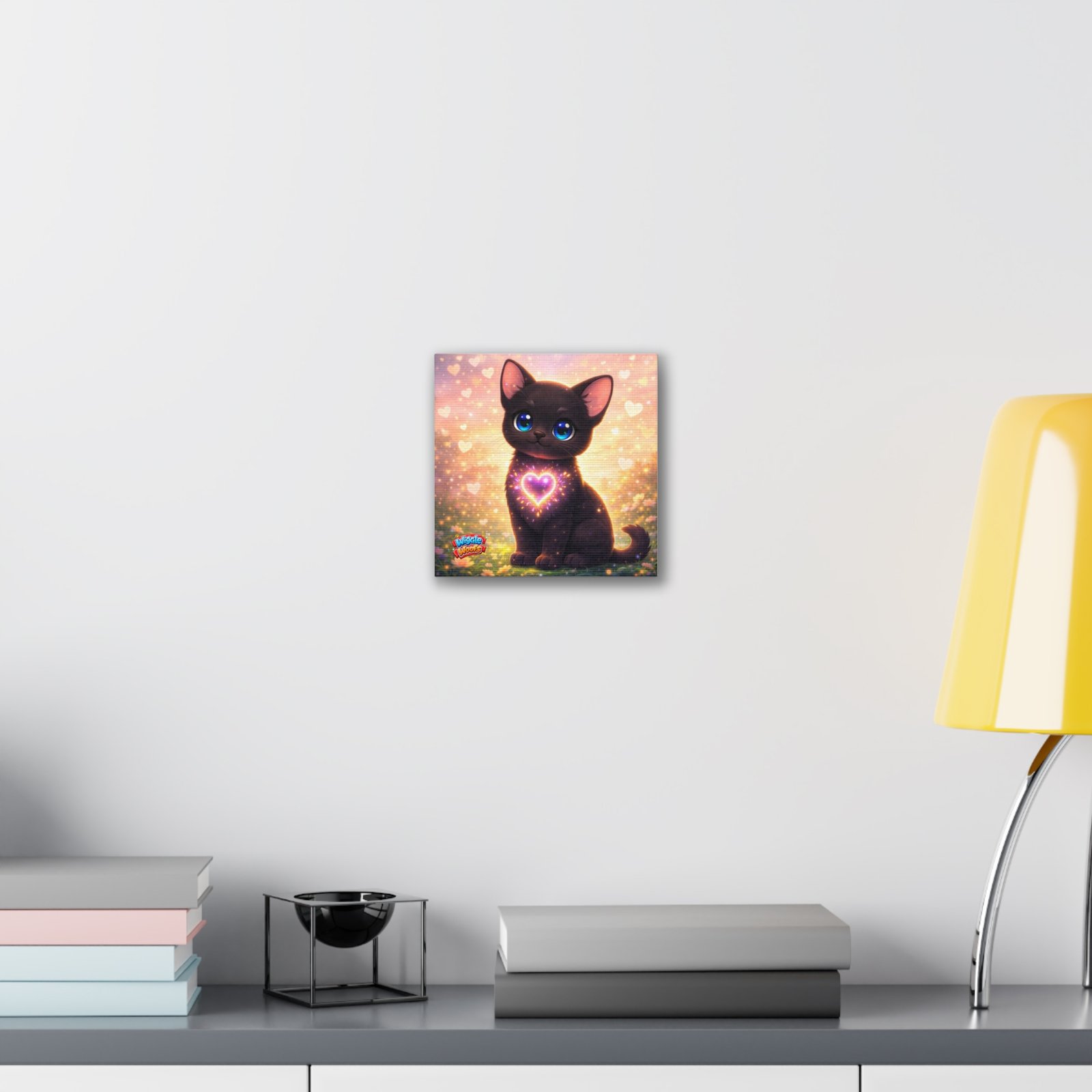 Midnight Wiggle Woofs™ Stretched Canvas - Image 3