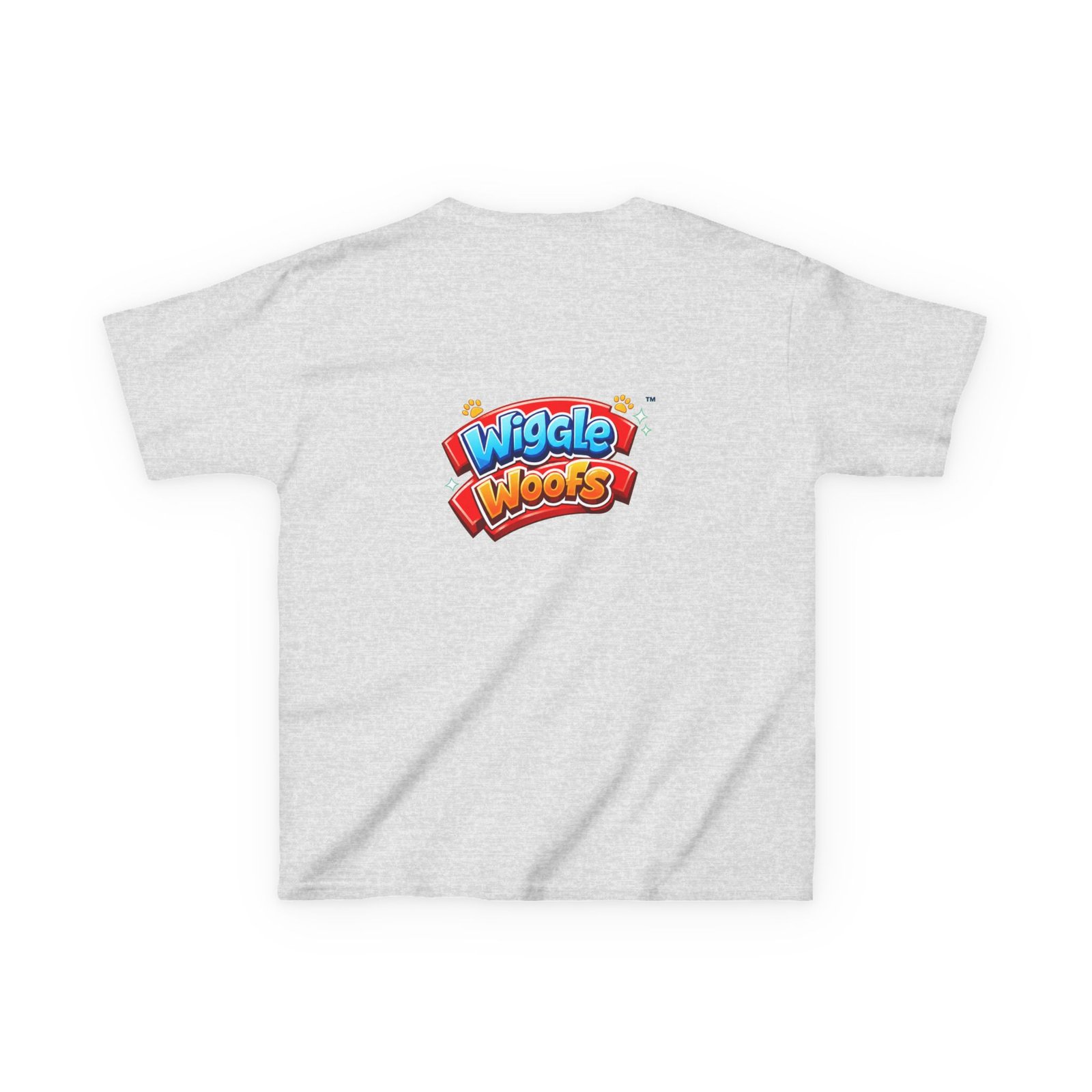 A soft, midweight kids tee featuring Tigger, the playful orange tabby from Wiggle Woofs™ - Image 5
