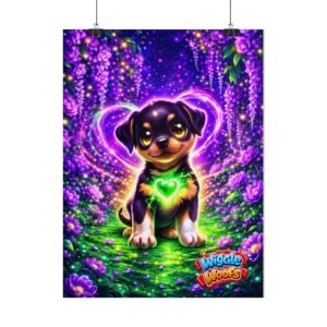 zeus-wiggle-woofs-magical-garden-roll-up-poster