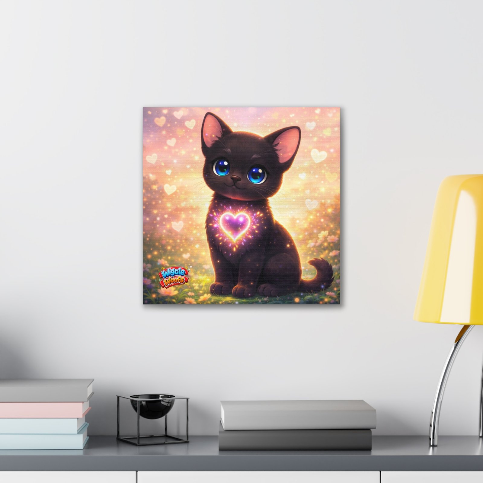 Midnight Wiggle Woofs™ Stretched Canvas - Image 11