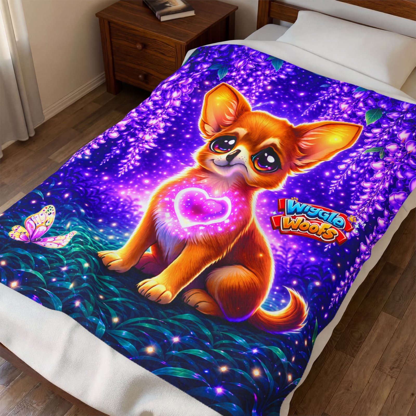Penny Wiggle Woofs™ Chihuahua Plush Blanket - Image 3