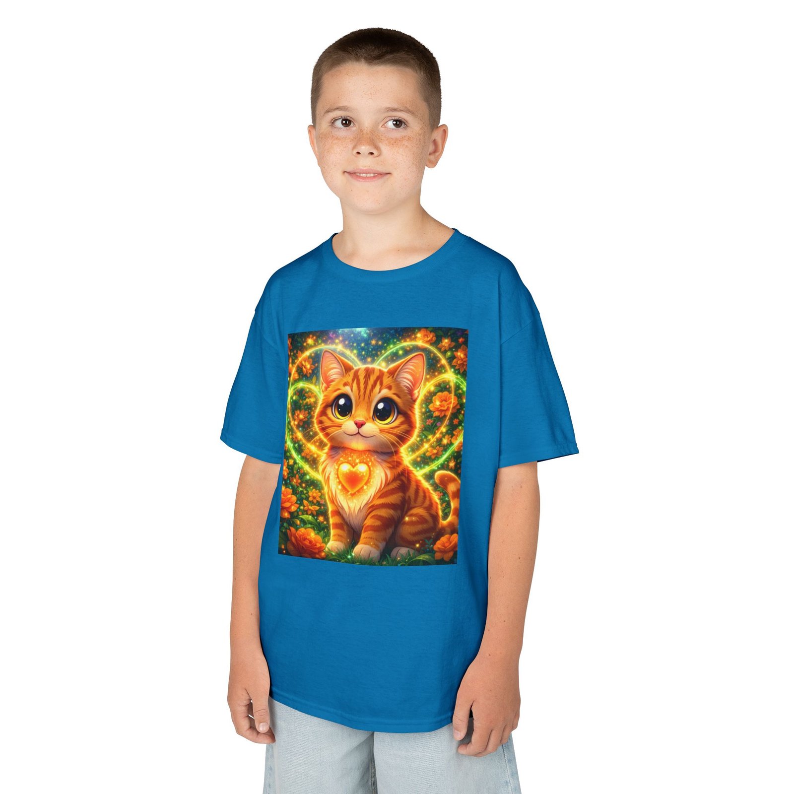 A soft, midweight kids tee featuring Tigger, the playful orange tabby from Wiggle Woofs™ - Image 13