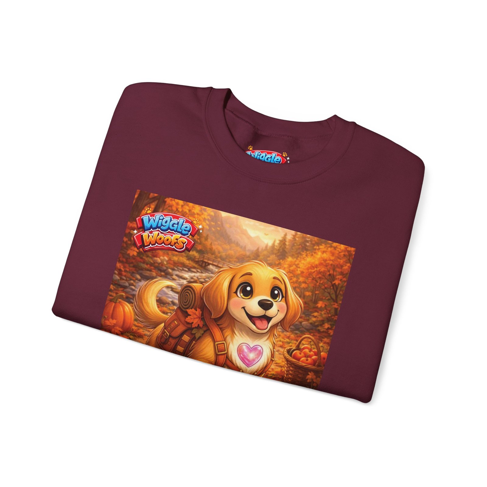 'Bumbles' Wiggle Woofs™ Unisex Heavy Blend™ Crewneck Sweatshirt - Image 7