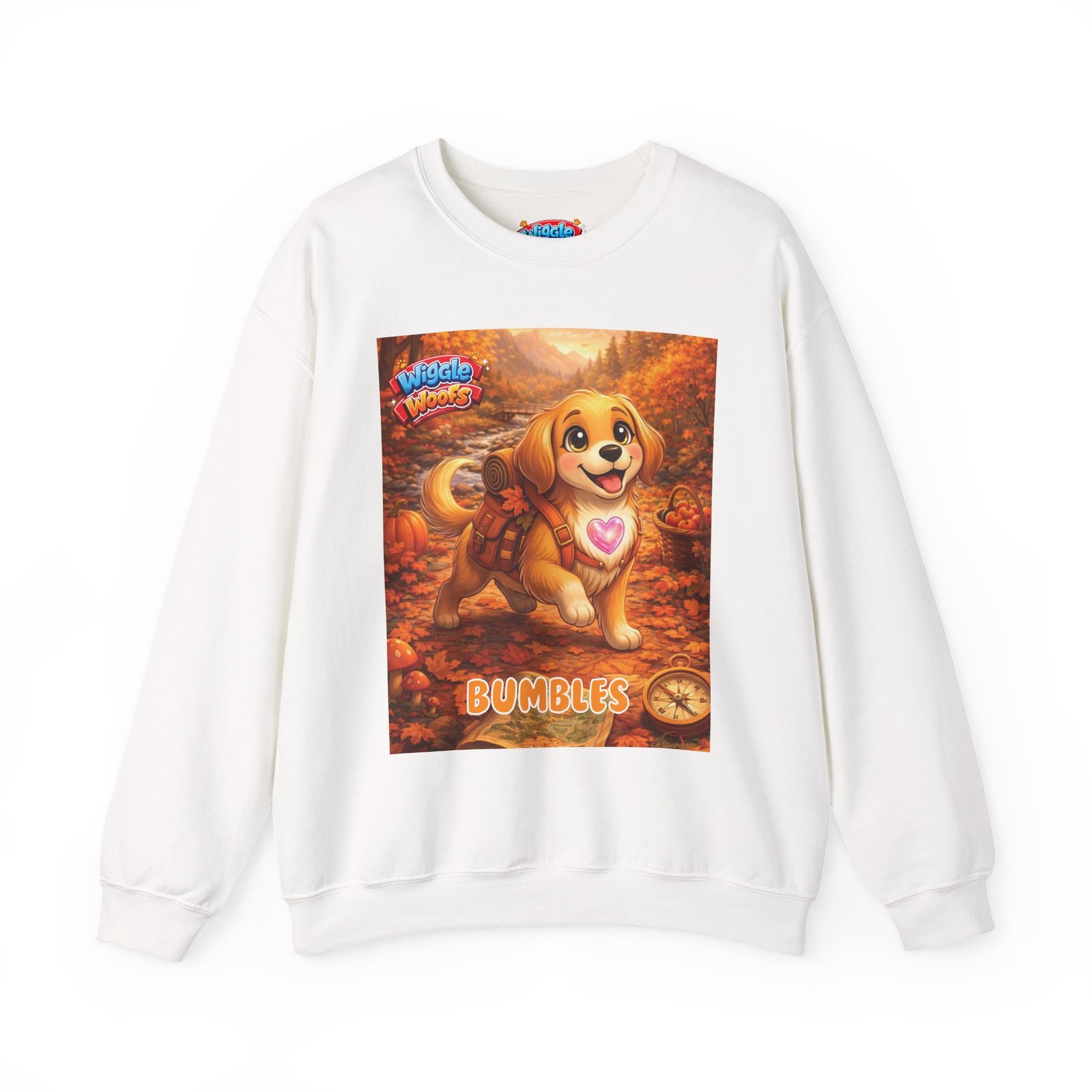 'Bumbles' Wiggle Woofs™ Unisex Heavy Blend™ Crewneck Sweatshirt