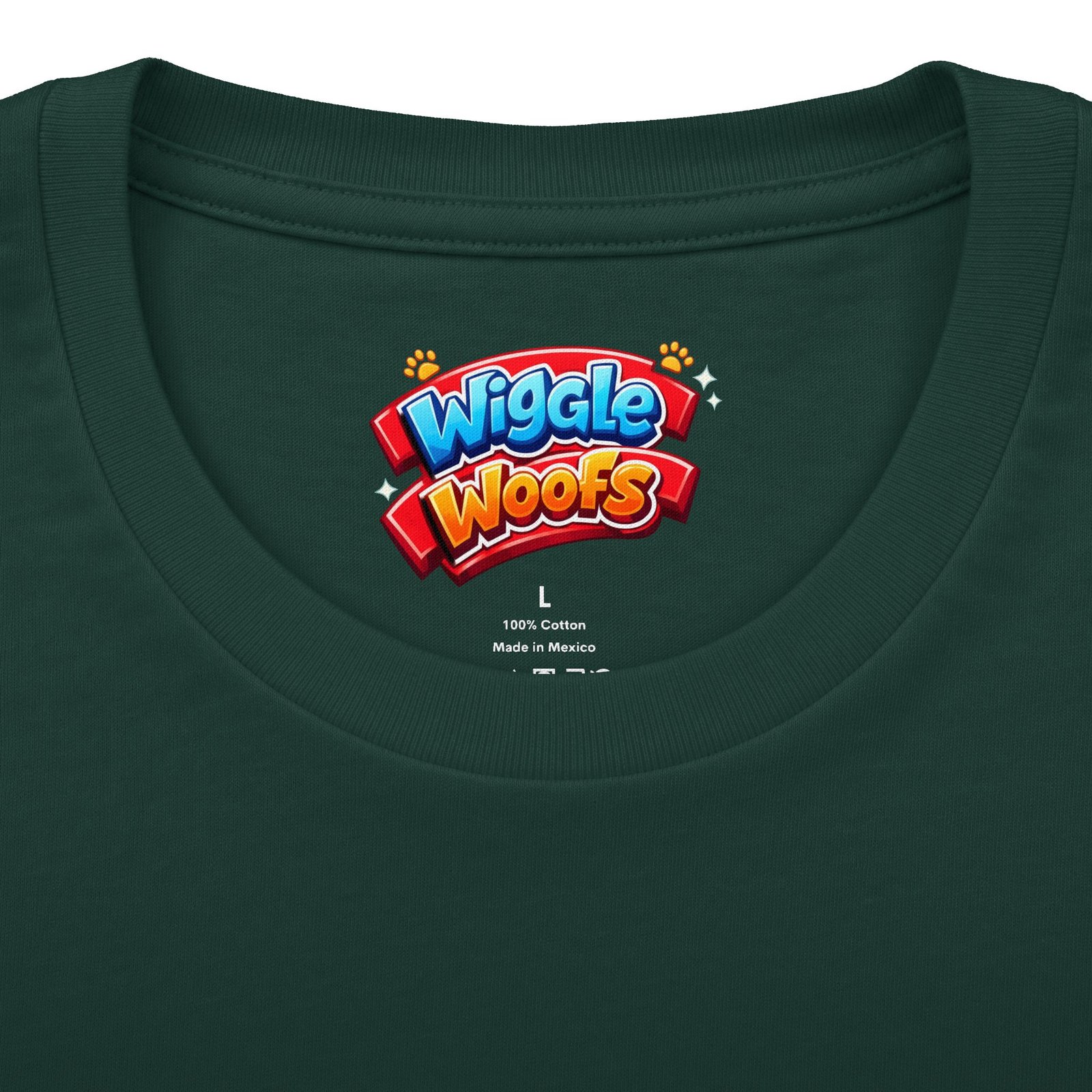 Reese Wiggle Woofs™ Unisex Cotton Crew Tee - Image 10