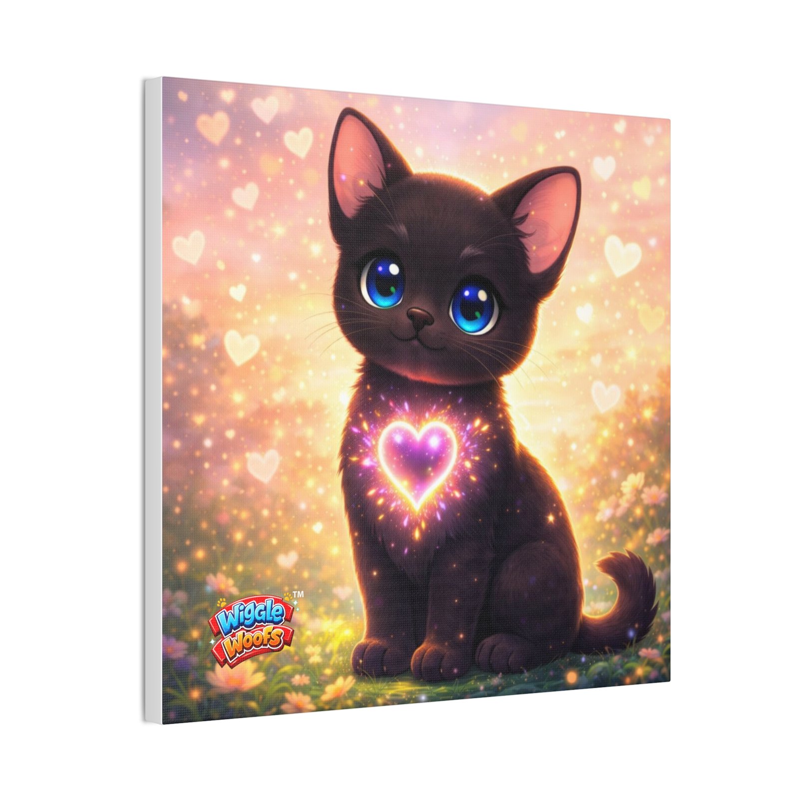 Midnight Wiggle Woofs™ Stretched Canvas - Image 10
