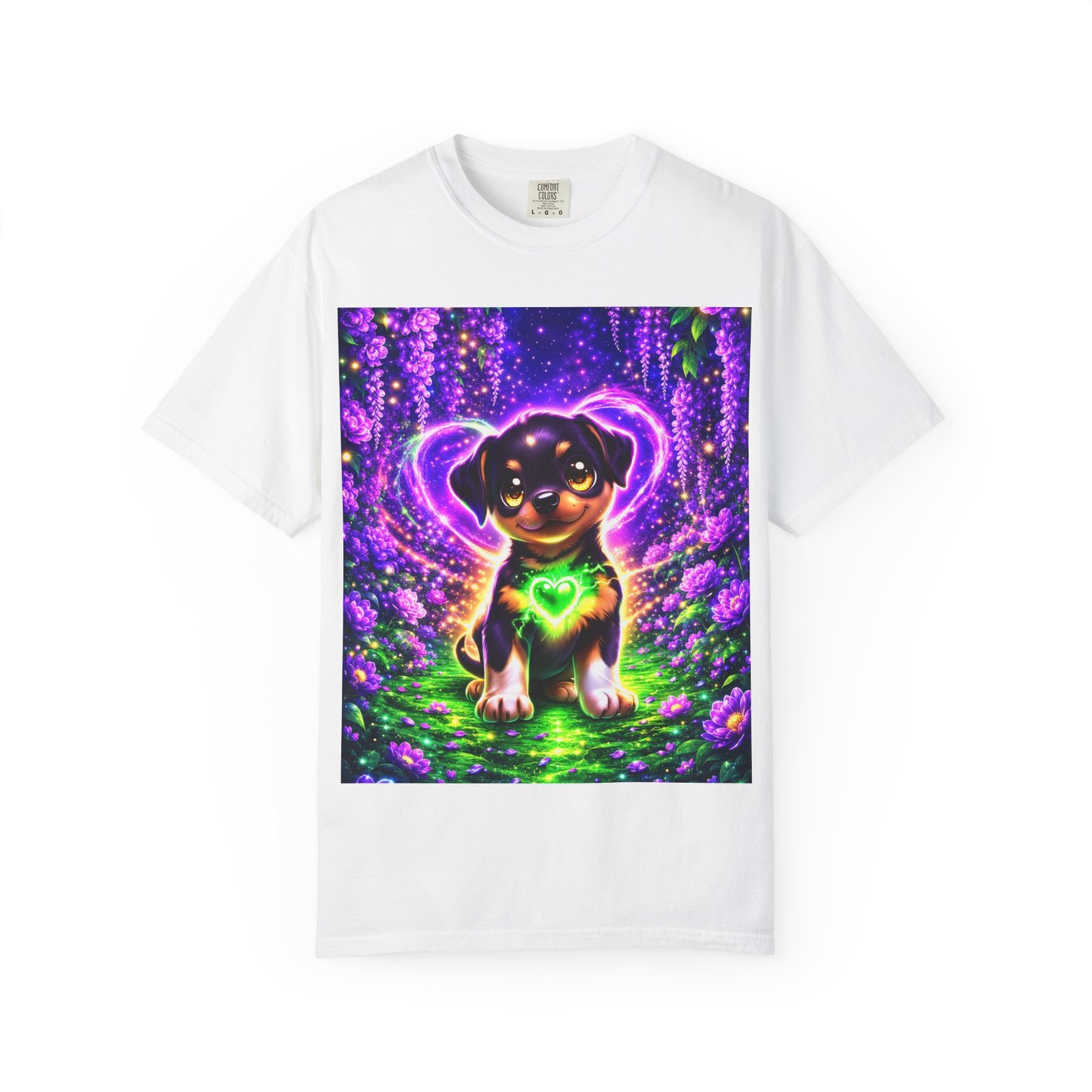 Zeus Wiggle Woofs™ Magical Heartlight Adult T-Shirt
