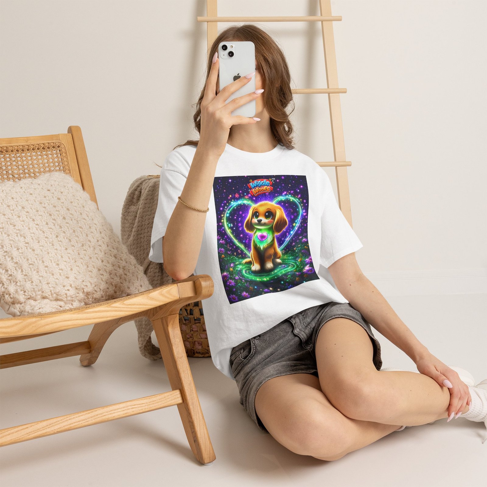 Bumbles Classic Cotton T-Shirt Wiggle Woofs TM - Image 4
