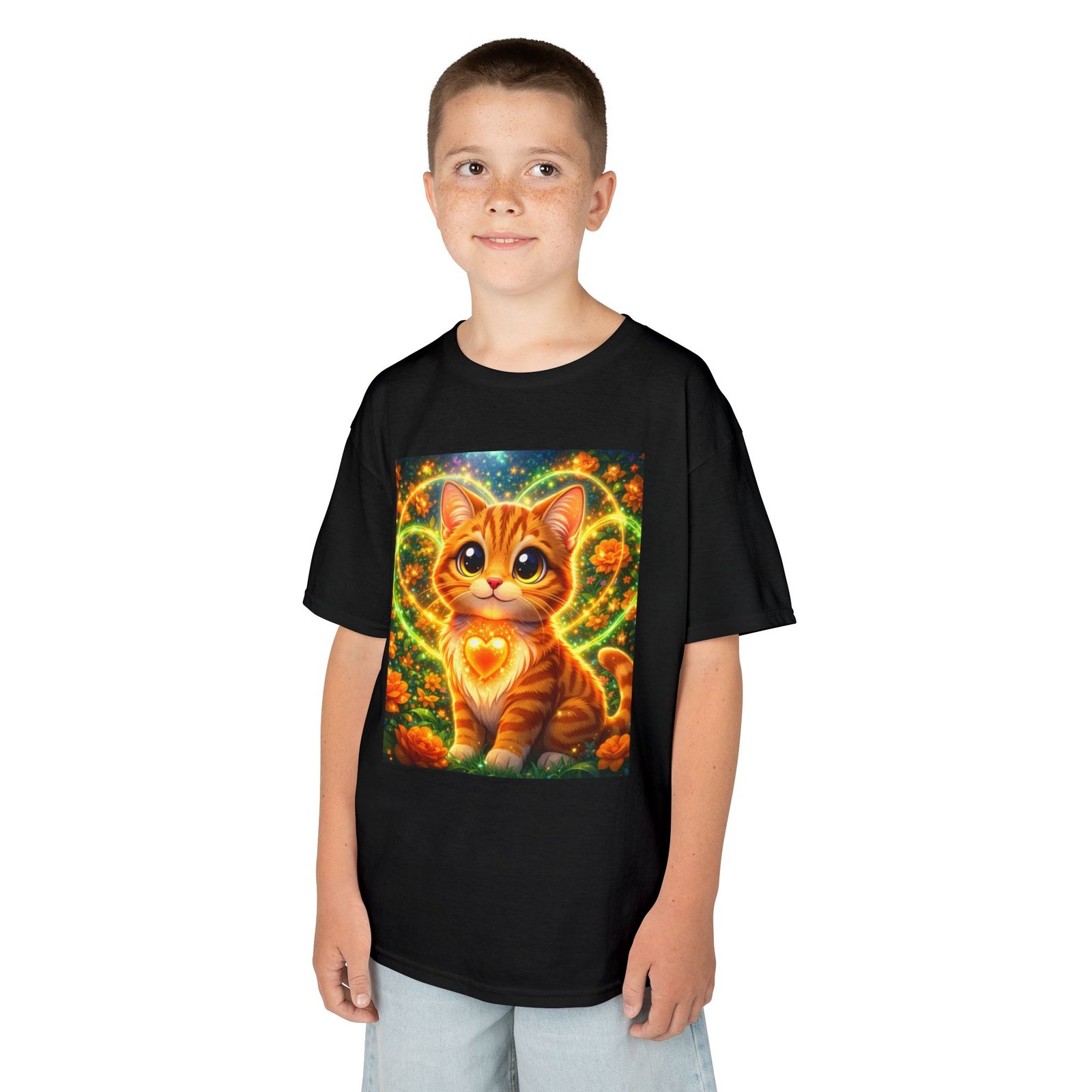 A soft, midweight kids tee featuring Tigger, the playful orange tabby from Wiggle Woofs™ - Image 8