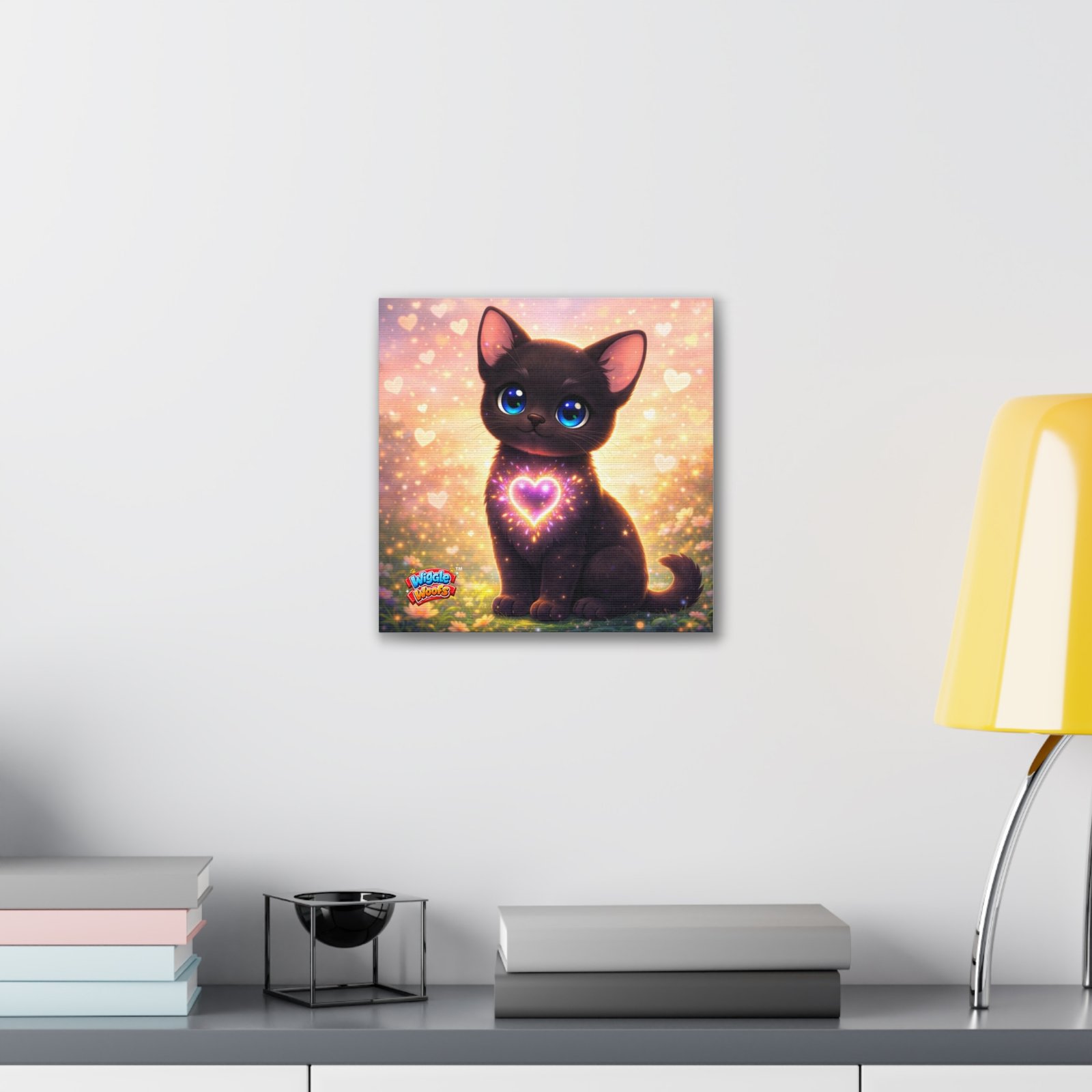 Midnight Wiggle Woofs™ Stretched Canvas - Image 7