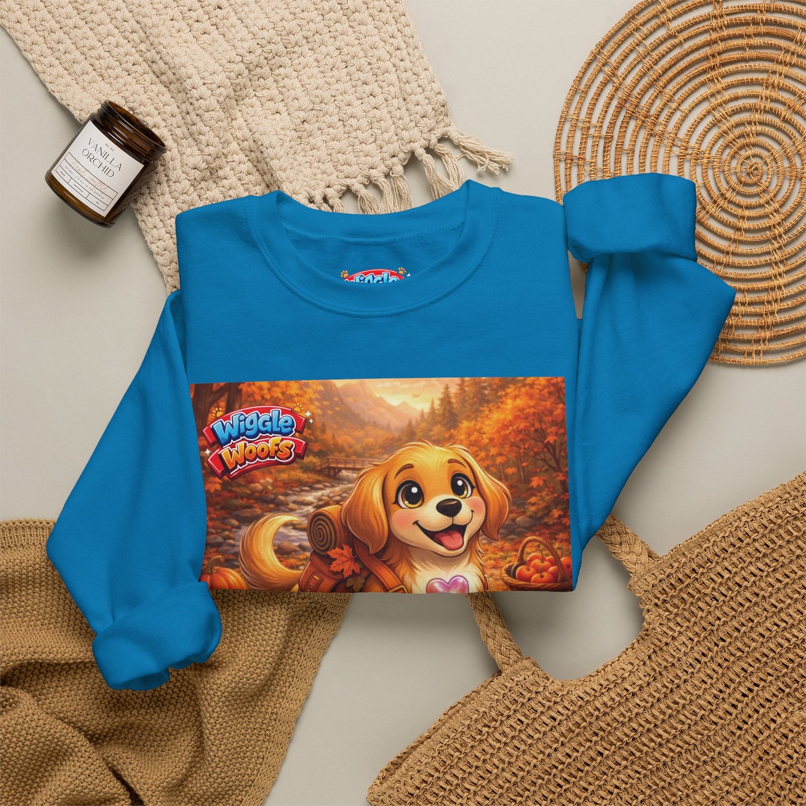 'Bumbles' Wiggle Woofs™ Unisex Heavy Blend™ Crewneck Sweatshirt - Image 12