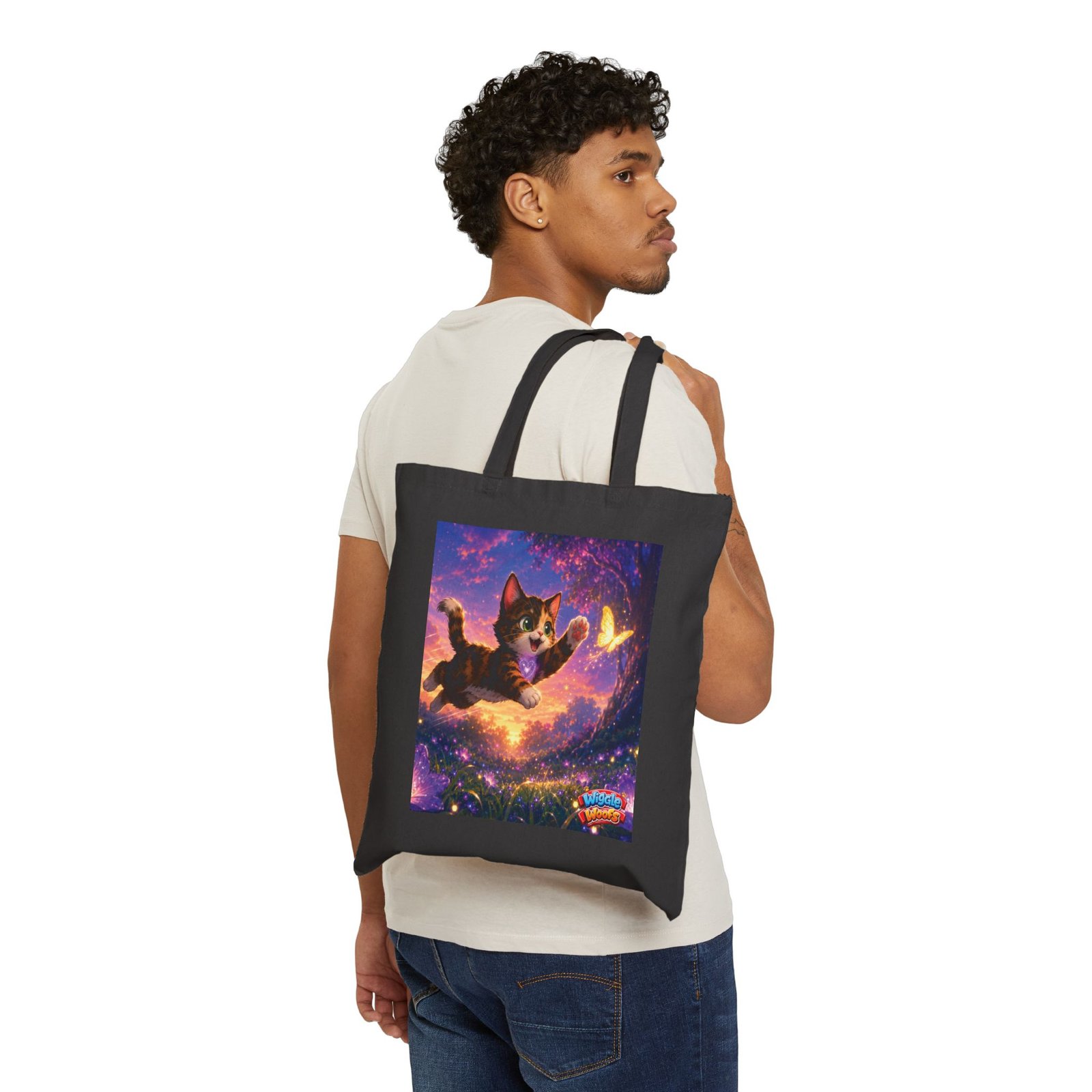 Reese Wiggle Woofs™ Cotton Canvas Tote Bag - Image 16