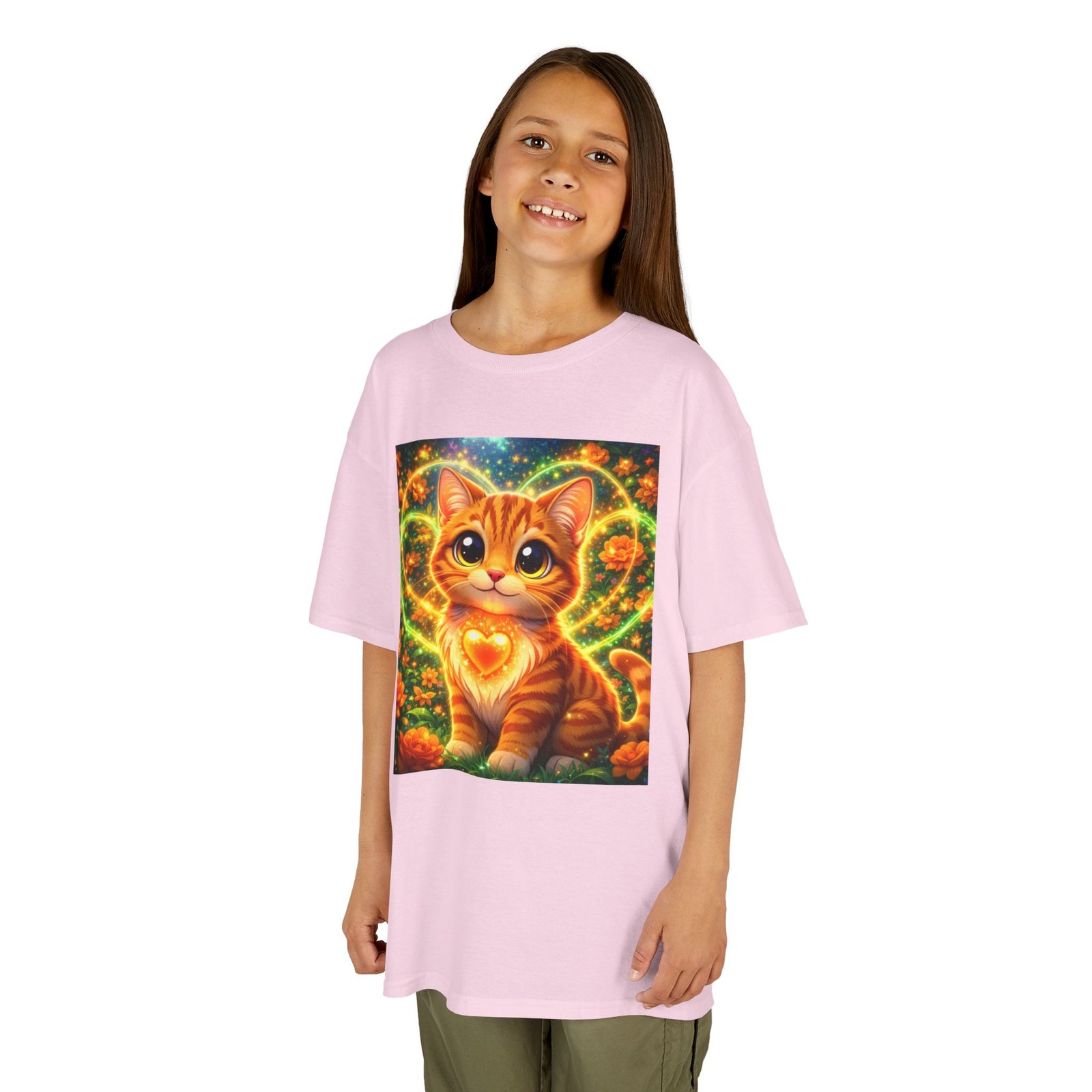 A soft, midweight kids tee featuring Tigger, the playful orange tabby from Wiggle Woofs™ - Image 18