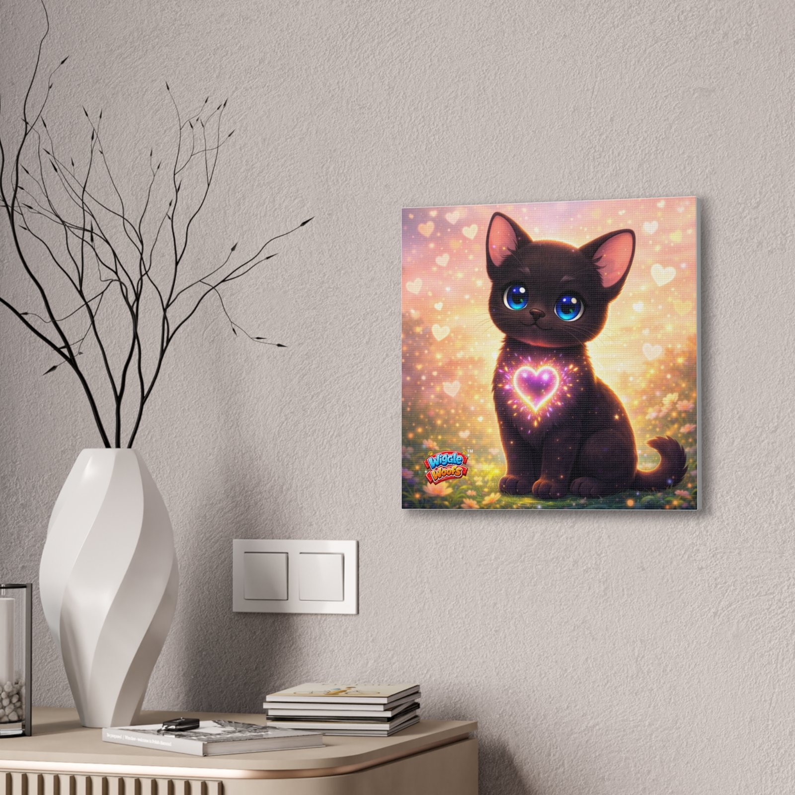 Midnight Wiggle Woofs™ Stretched Canvas - Image 12