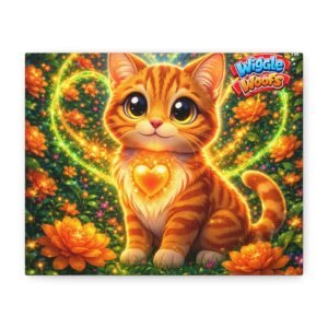 tigger-the-cat-wiggle-woofs-stretched-canvas-print