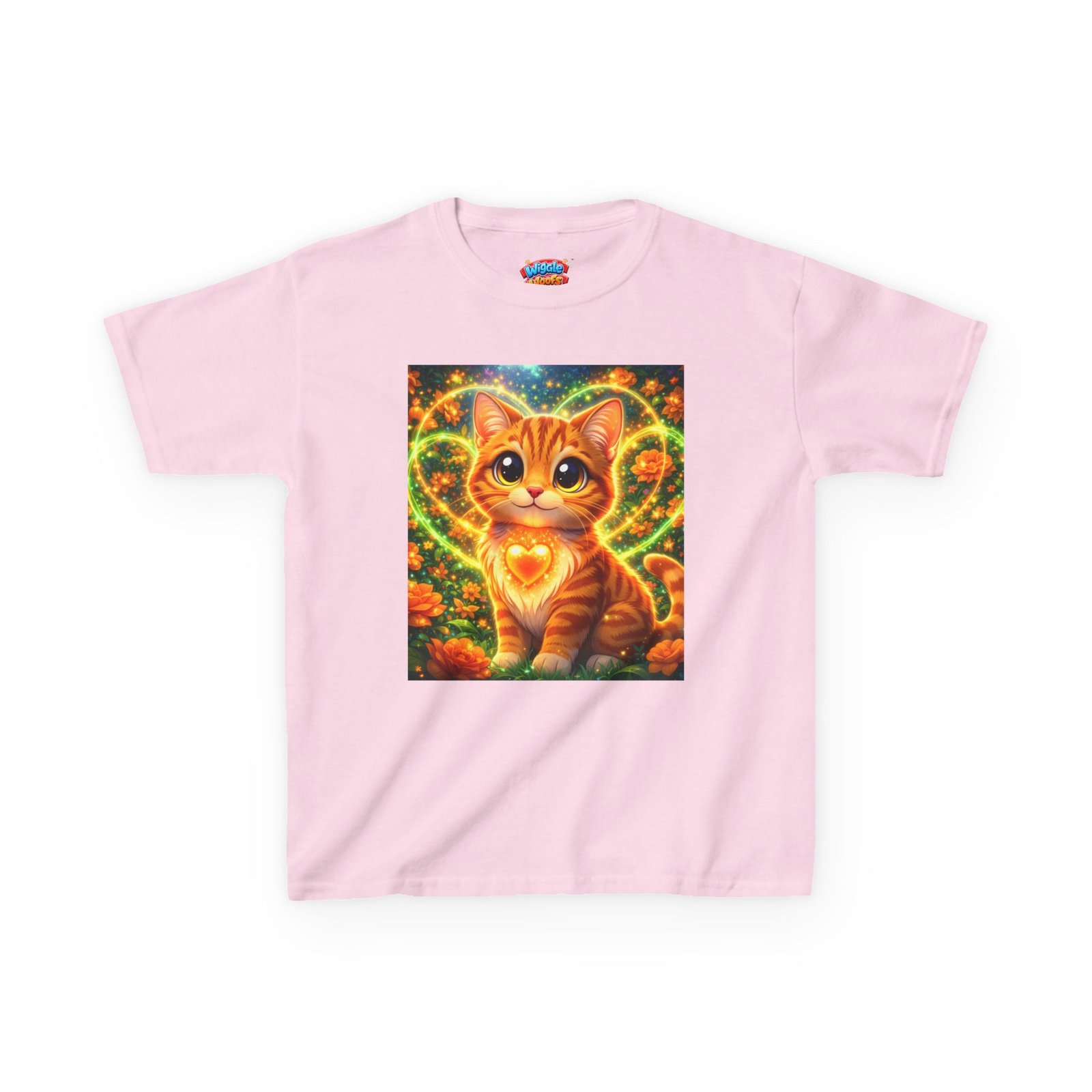 A soft, midweight kids tee featuring Tigger, the playful orange tabby from Wiggle Woofs™ - Image 16