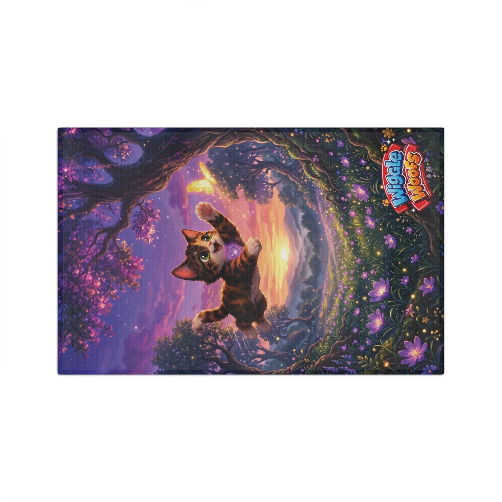 Reese Wiggle Woofs™ Microfiber Tea Towel - Image 2