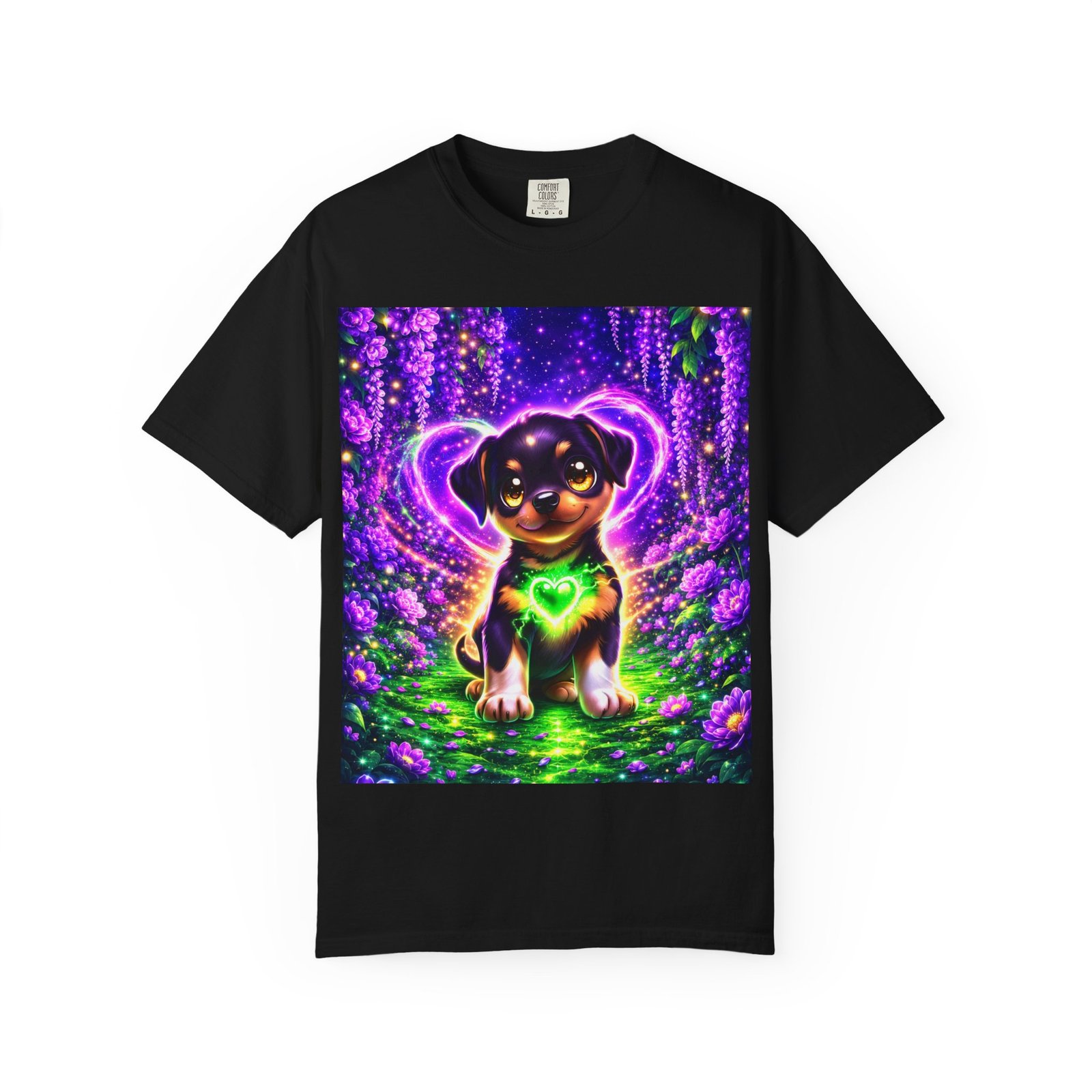 Zeus Wiggle Woofs™ Magical Heartlight Adult T-Shirt - Image 13