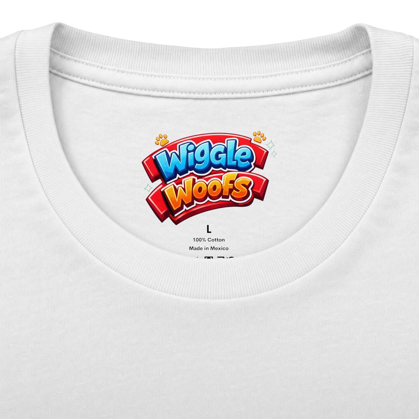 Reese Wiggle Woofs™ Unisex Cotton Crew Tee - Image 4