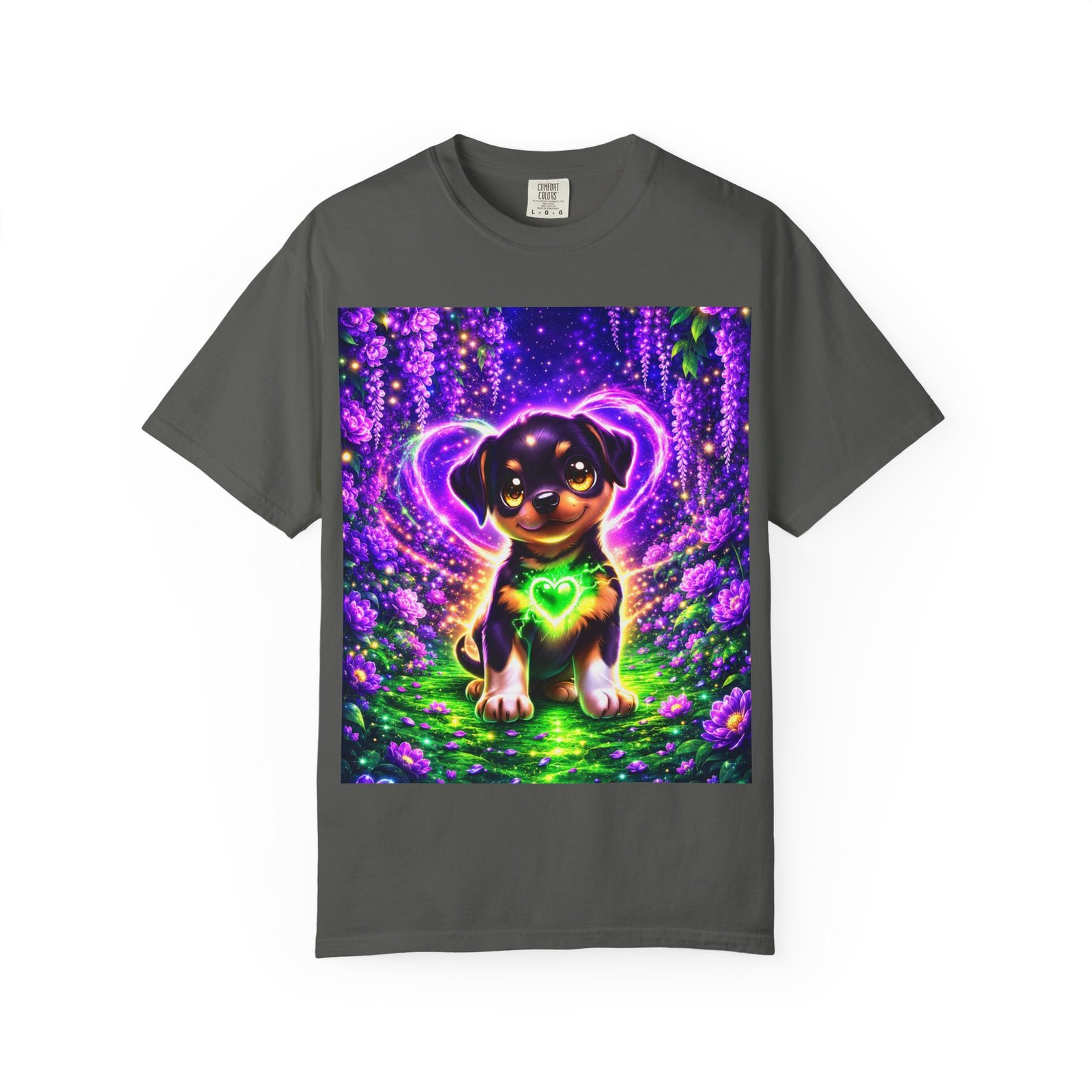 Zeus Wiggle Woofs™ Magical Heartlight Adult T-Shirt - Image 7