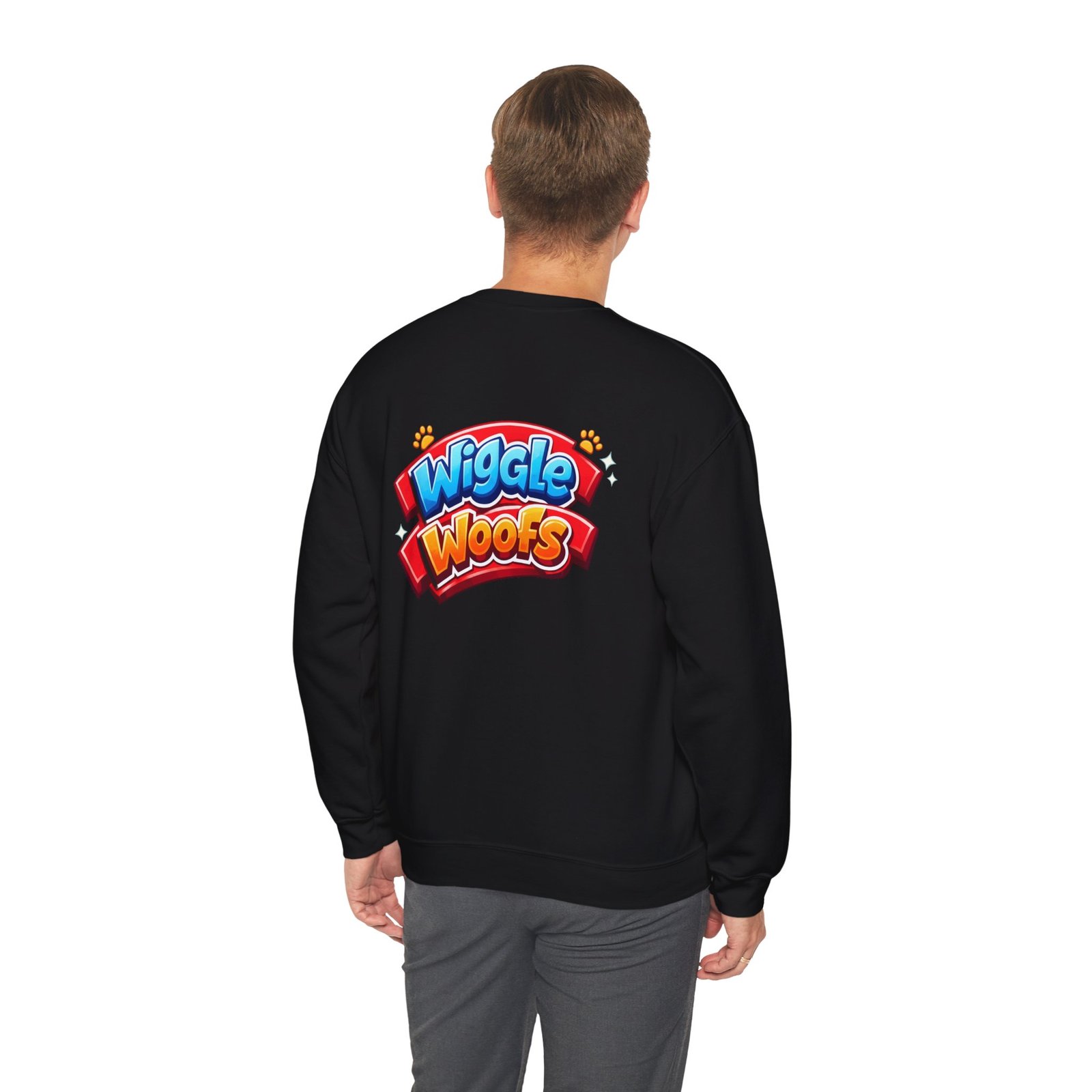 'Bumbles' Wiggle Woofs™ Unisex Heavy Blend™ Crewneck Sweatshirt - Image 6