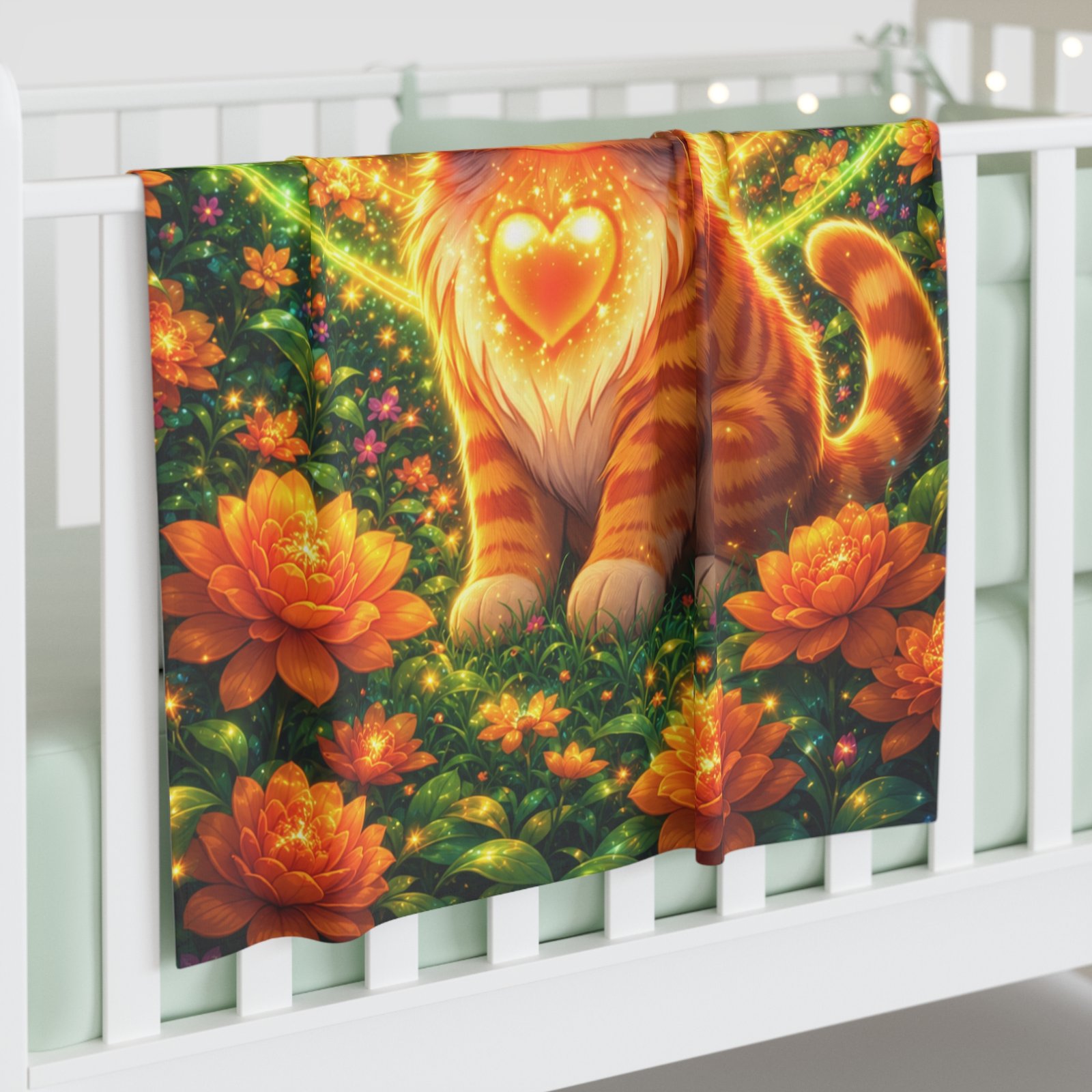 Tigger the Cat Wiggle Woofs™ Baby Swaddle Blanket - Image 3