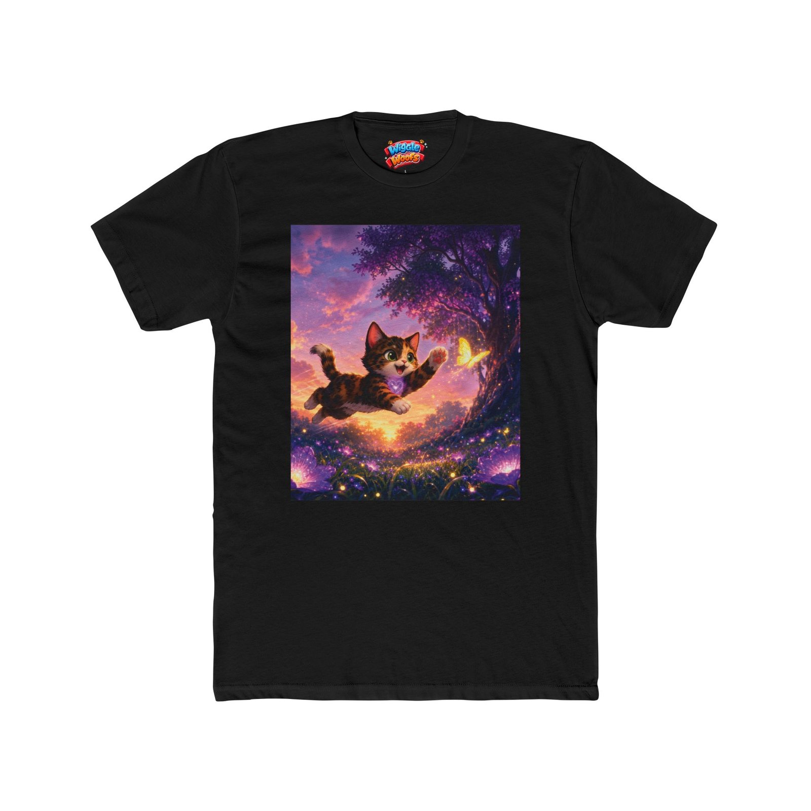 Reese Wiggle Woofs™ Unisex Cotton Crew Tee - Image 7