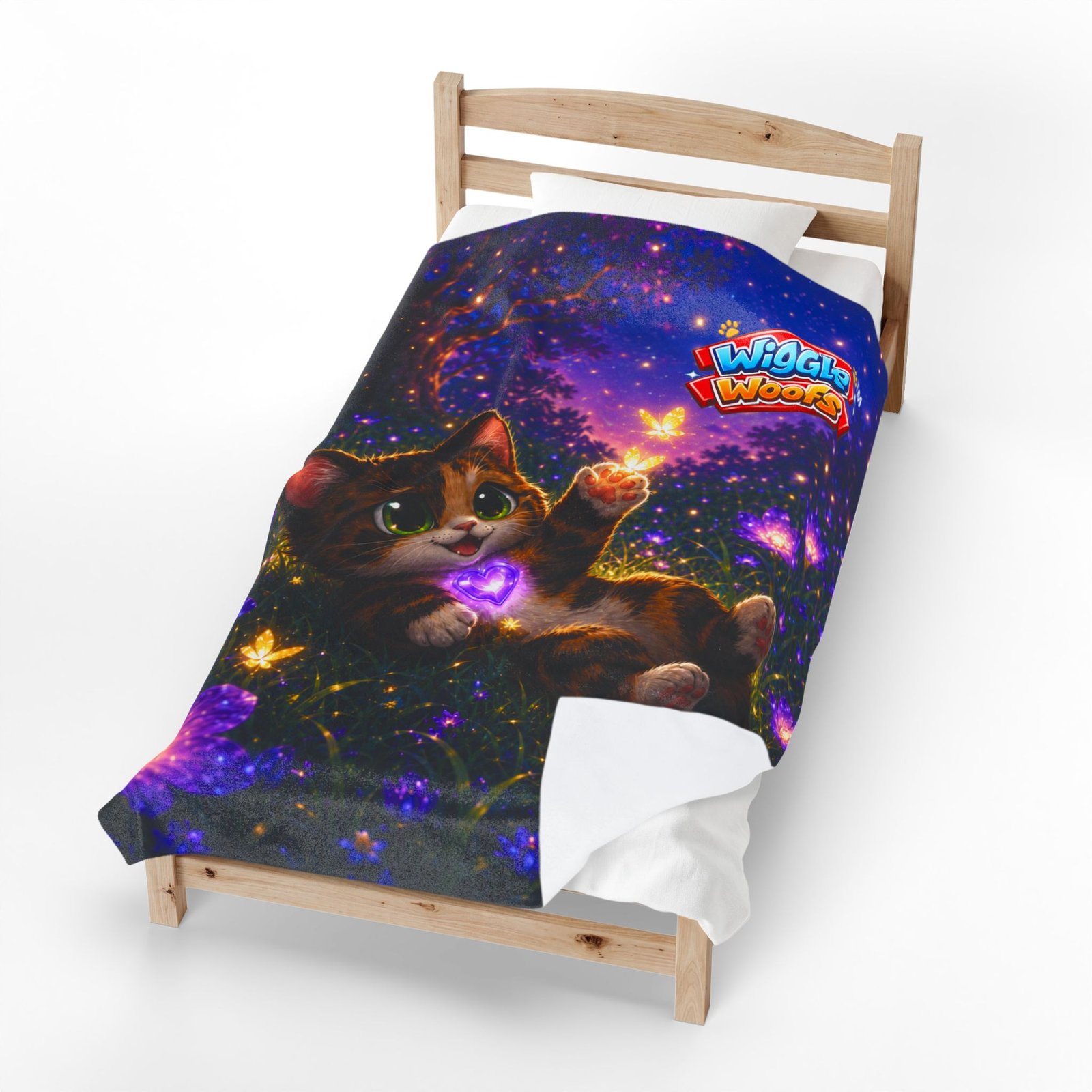 Reese Wiggle Woofs™ Cat Plush Blanket - Image 7