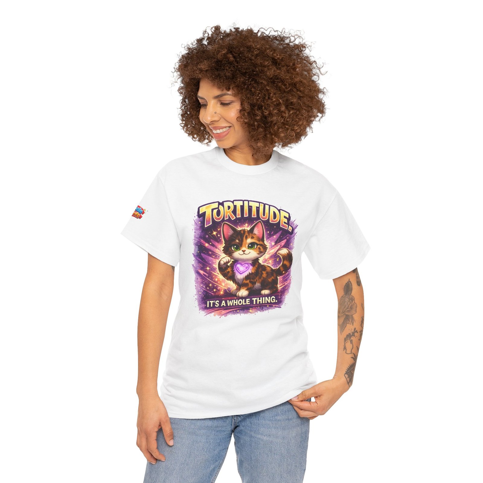 Reese Tortitude Wiggle Woofs™ Heavy Cotton Tee - Image 7