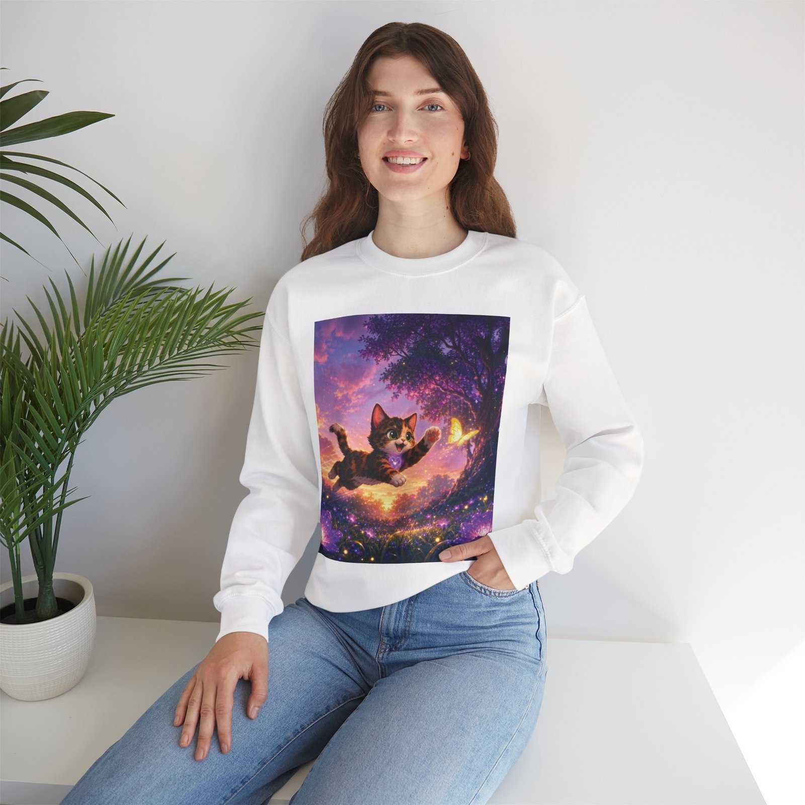 Reese Wiggle Woofs™ Unisex Heavy Blend™ Crewneck Sweatshirt - Image 5