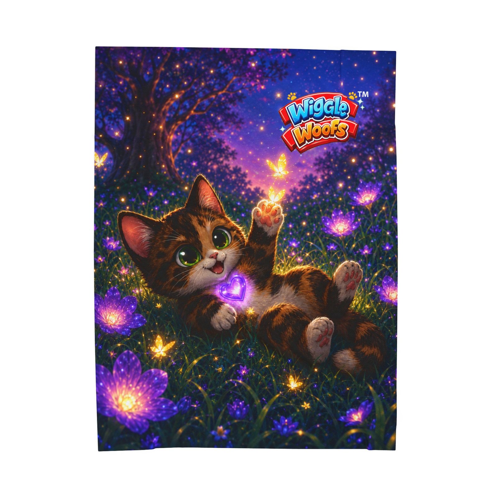 Reese Wiggle Woofs™ Cat Plush Blanket - Image 5