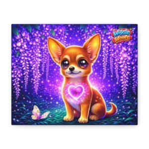 penny-wiggle-woofs-stretched-canvas