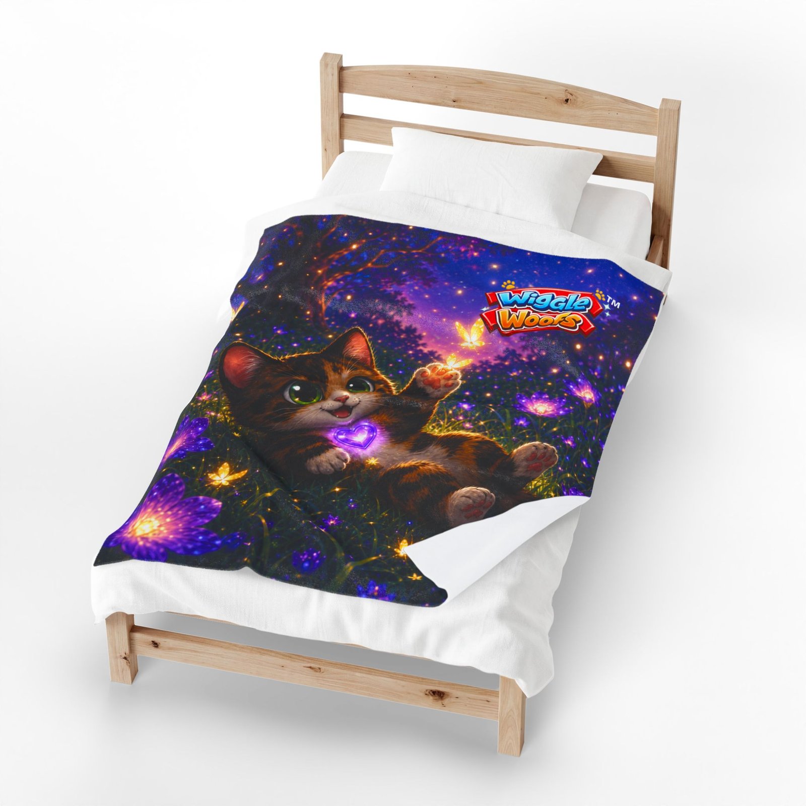 Reese Wiggle Woofs™ Cat Plush Blanket - Image 4