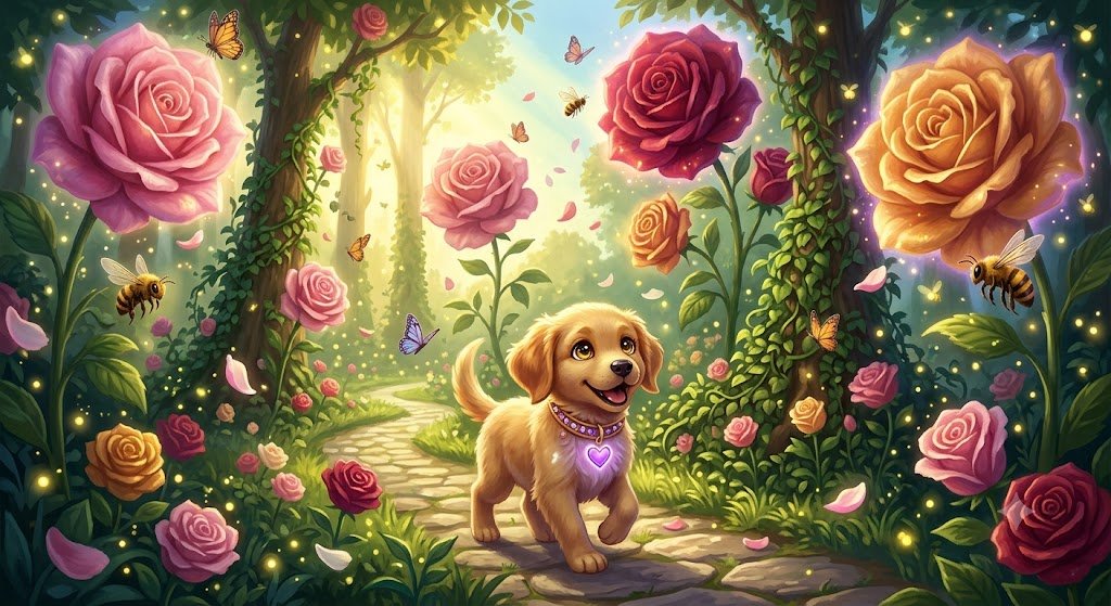 Bumbles in the Rose Garden