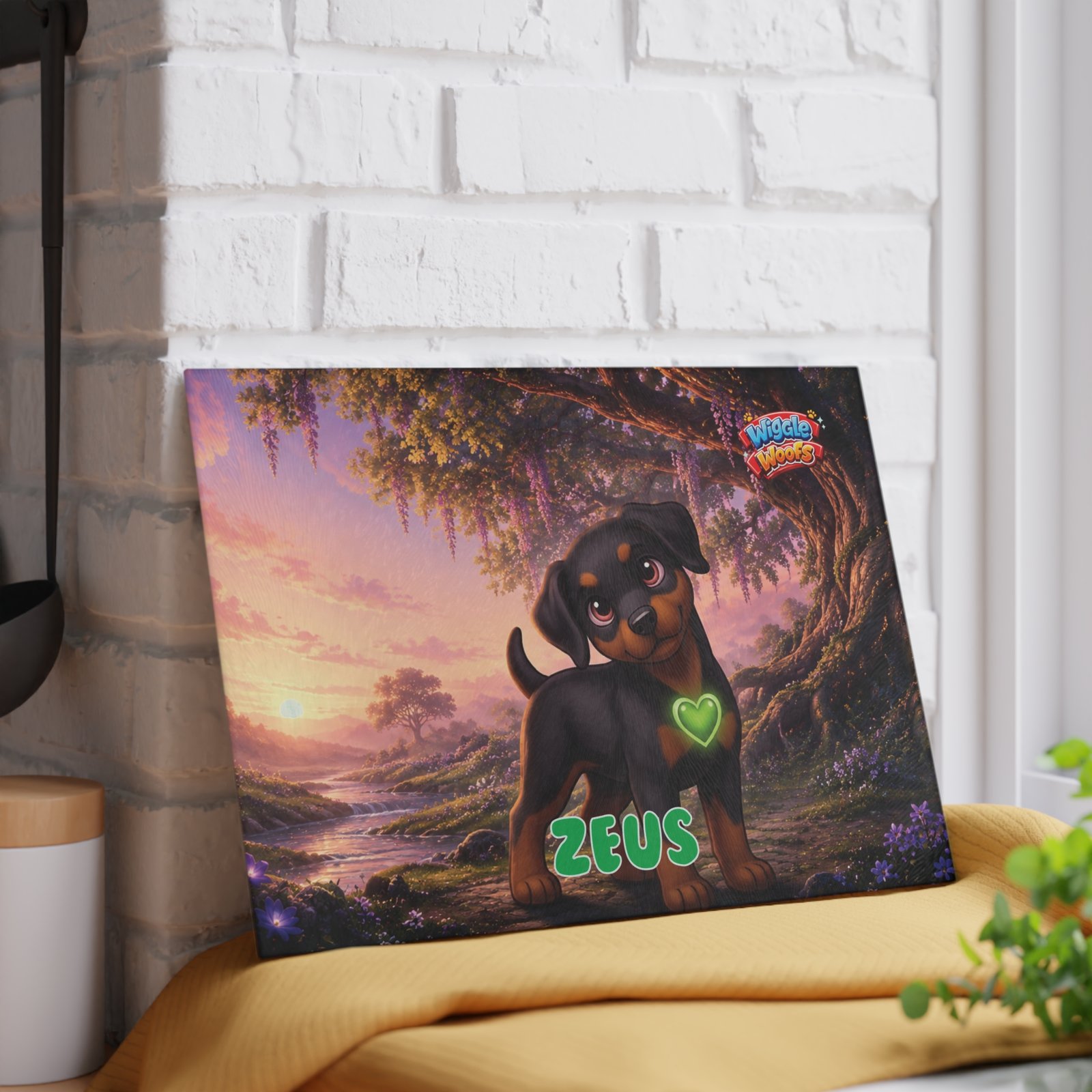 Zeus Wiggle Woofs™ Glass Cutting Board - Image 5