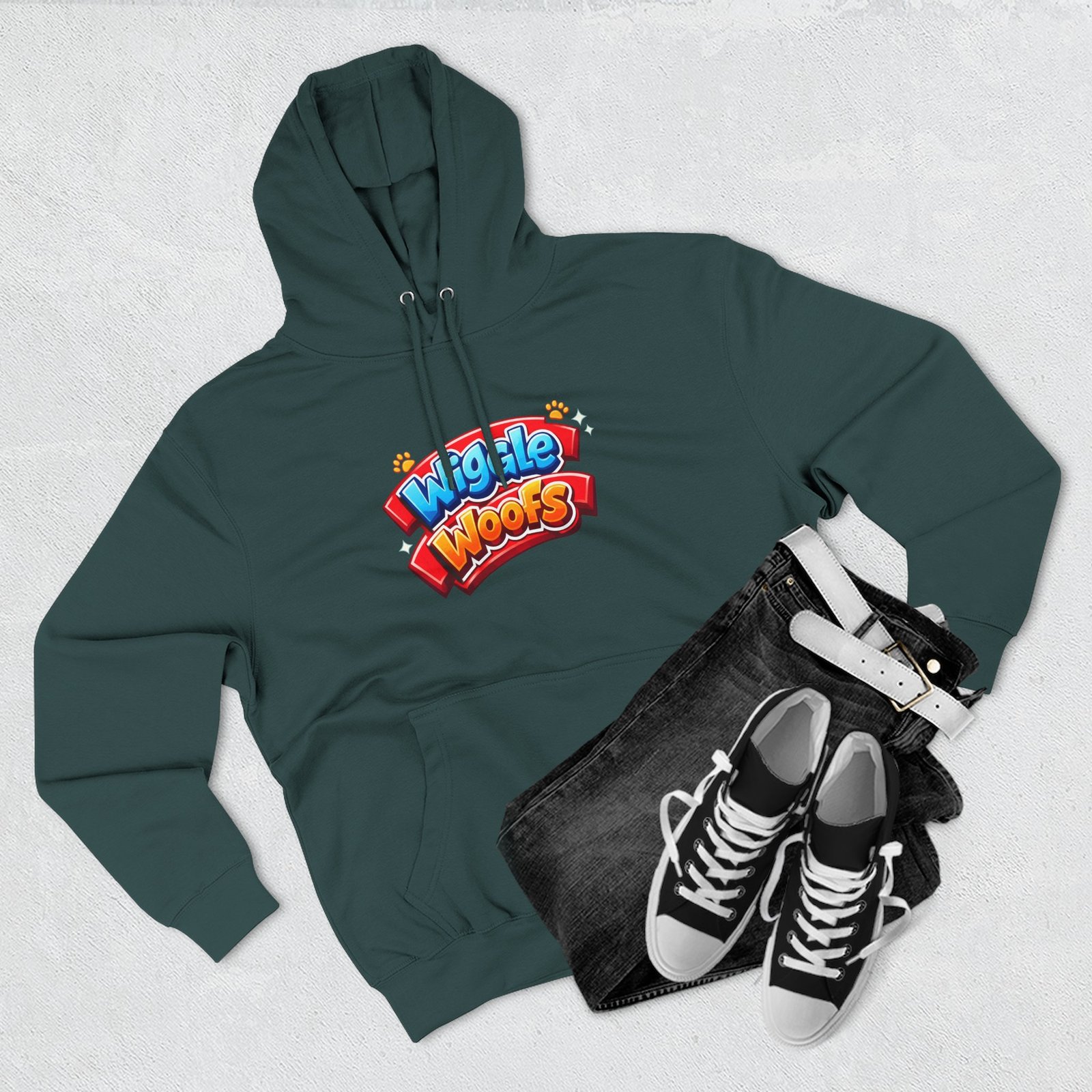 'Penny' Wiggle Woofs™ Three-Panel Fleece Hoodie - Image 15