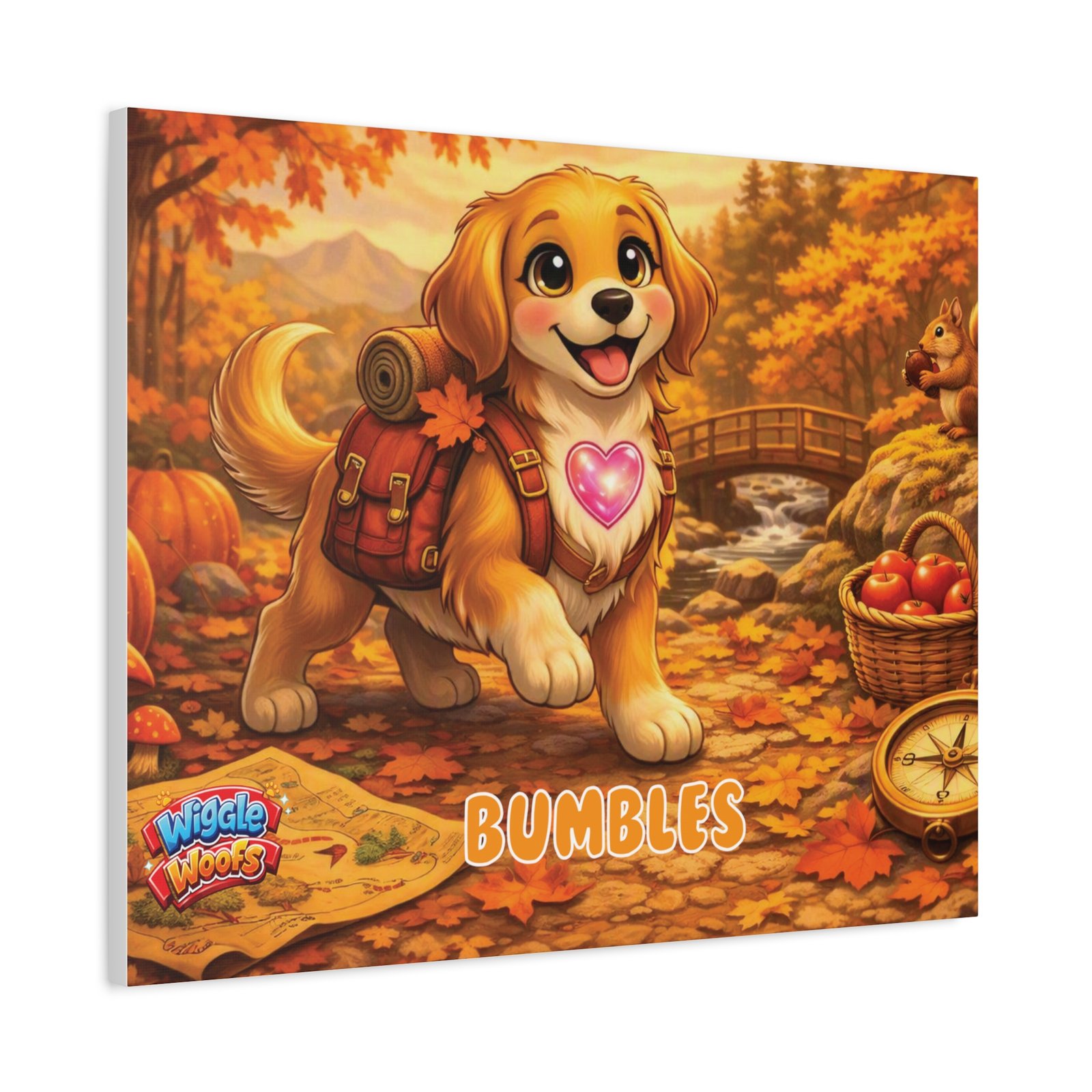 'Bumbles' Wiggle Woofs™ Matte Canvas, Stretched, 1.25" - Image 18