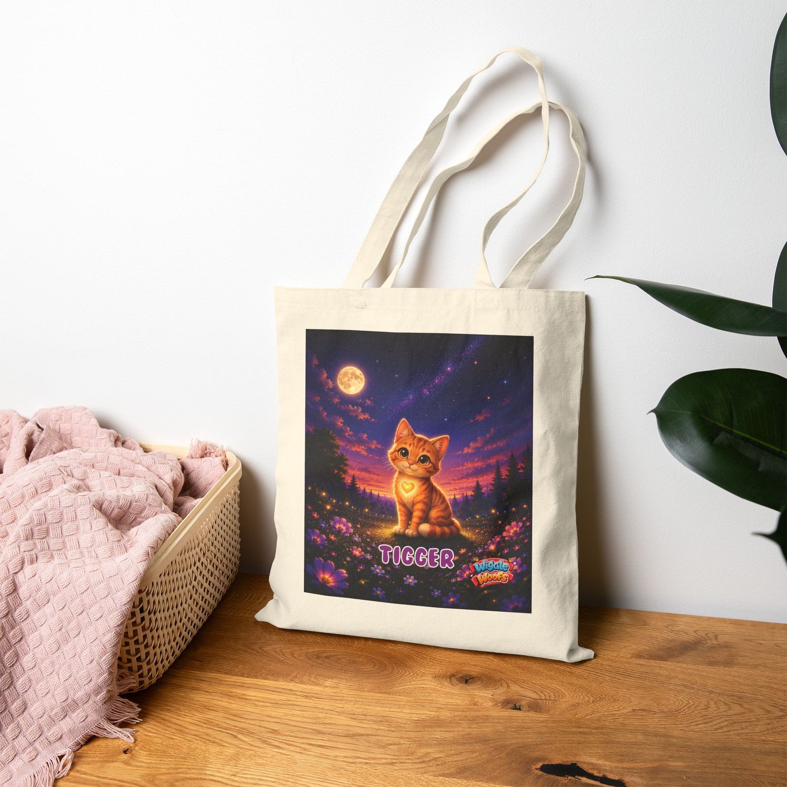 Tigger Wiggle Woofs™ Cotton Canvas Tote Bag - Image 9