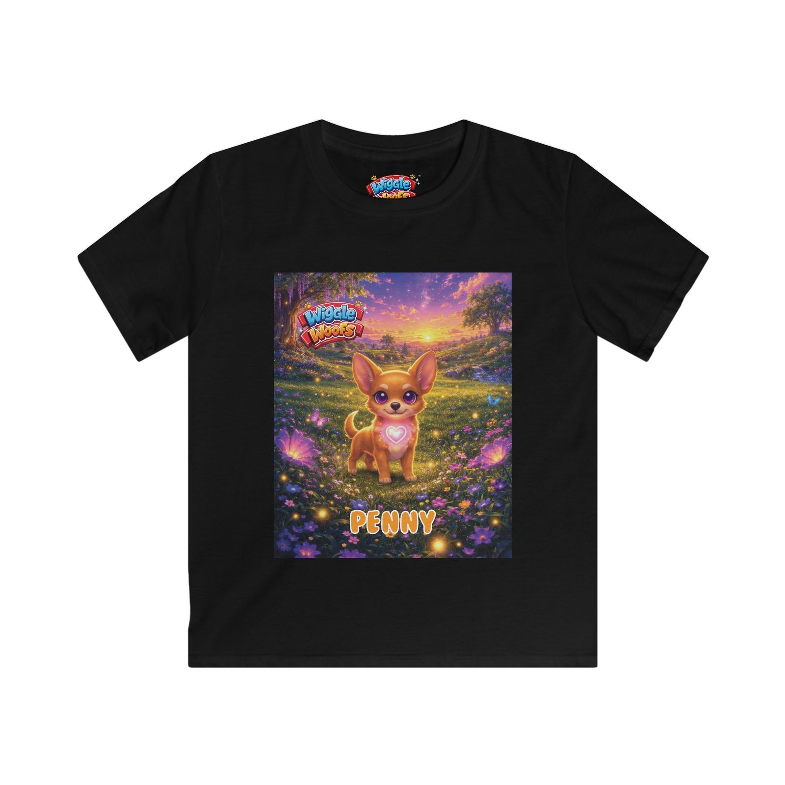 'Penny' Wiggle Woofs™ Kids Softstyle Tee - Image 8