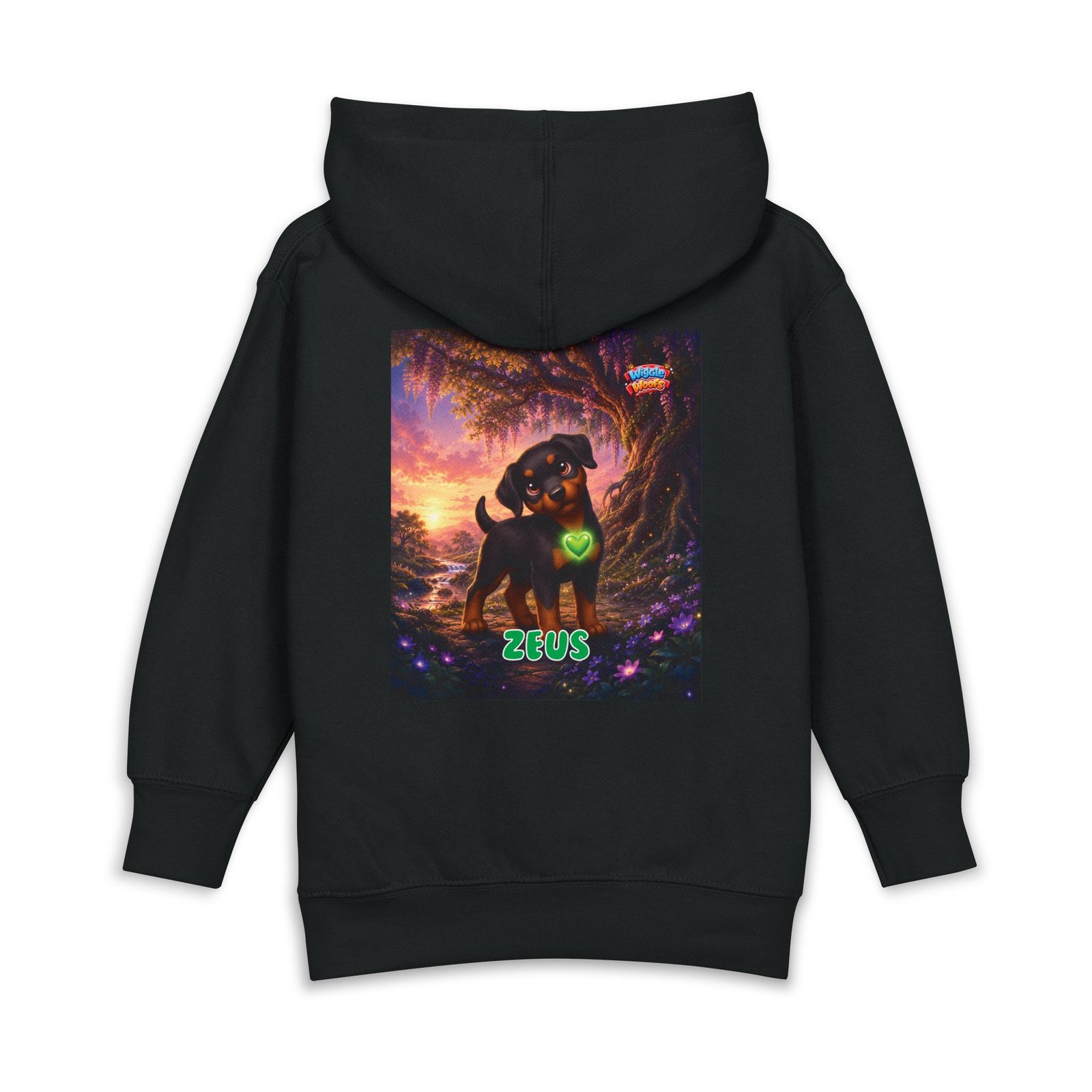 Zeus Wiggle Woofs™ Toddler Pullover Fleece Hoodies - Image 14