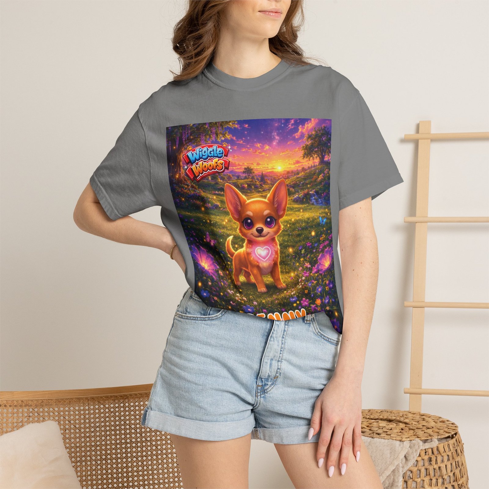 'Penny' Wiggle Woofs™ Unisex Heavy Blend™ Crewneck Sweatshirt - Image 9