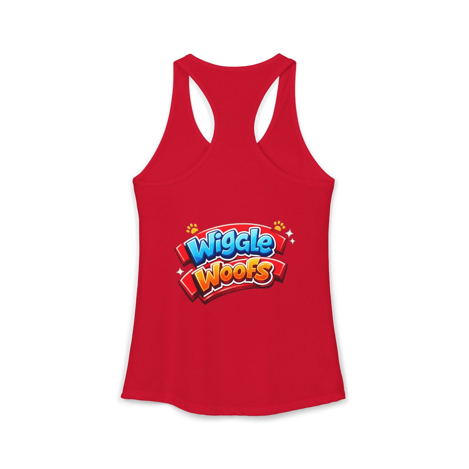 'Penny' Wiggle Woofs™ Women's Ideal Racerback Tank - Image 40