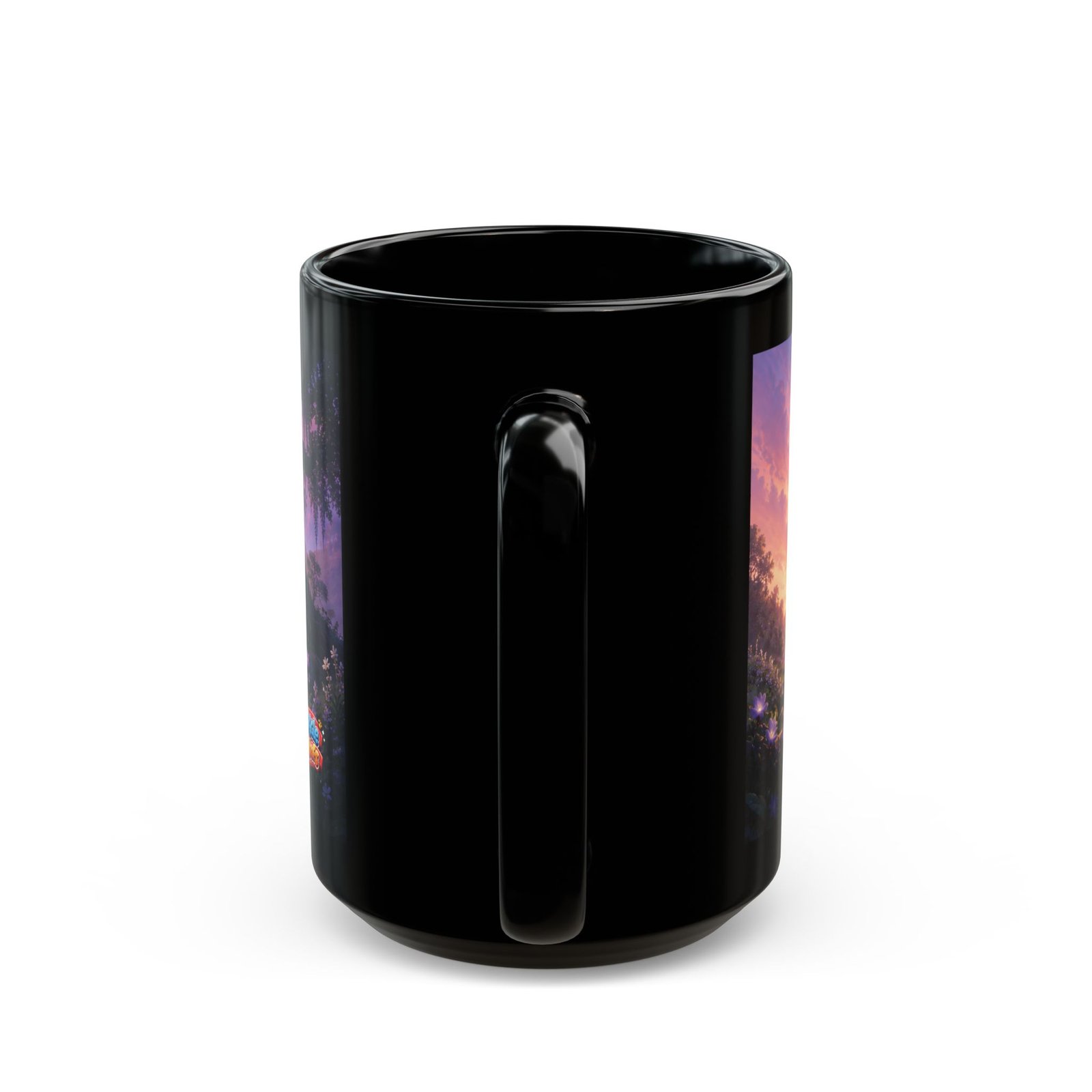 Zeus Wiggle Woofs™ Black Mug - Image 8